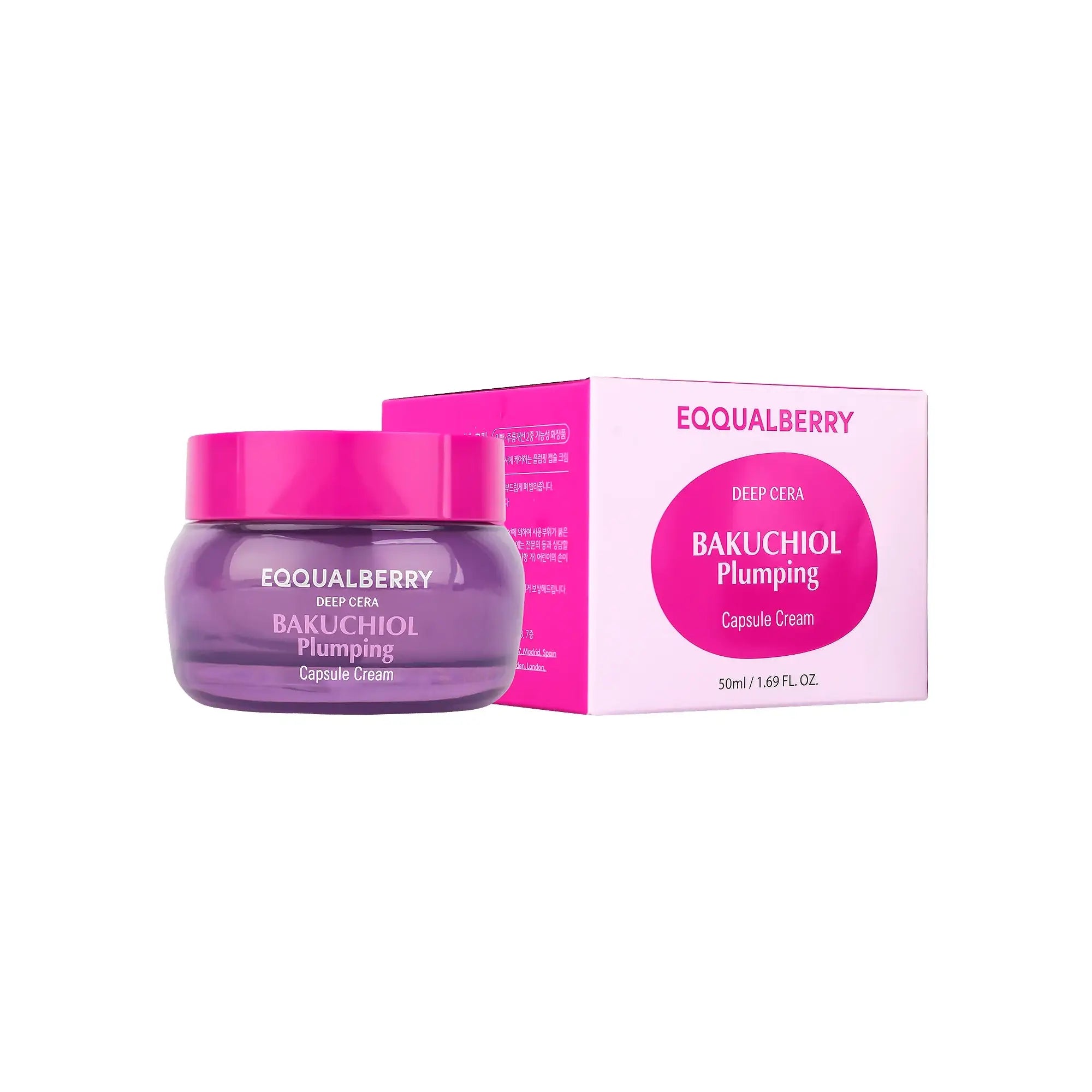 Eqqual Berry Bakuchiol Plumping Cream 50ml-Deep Cera