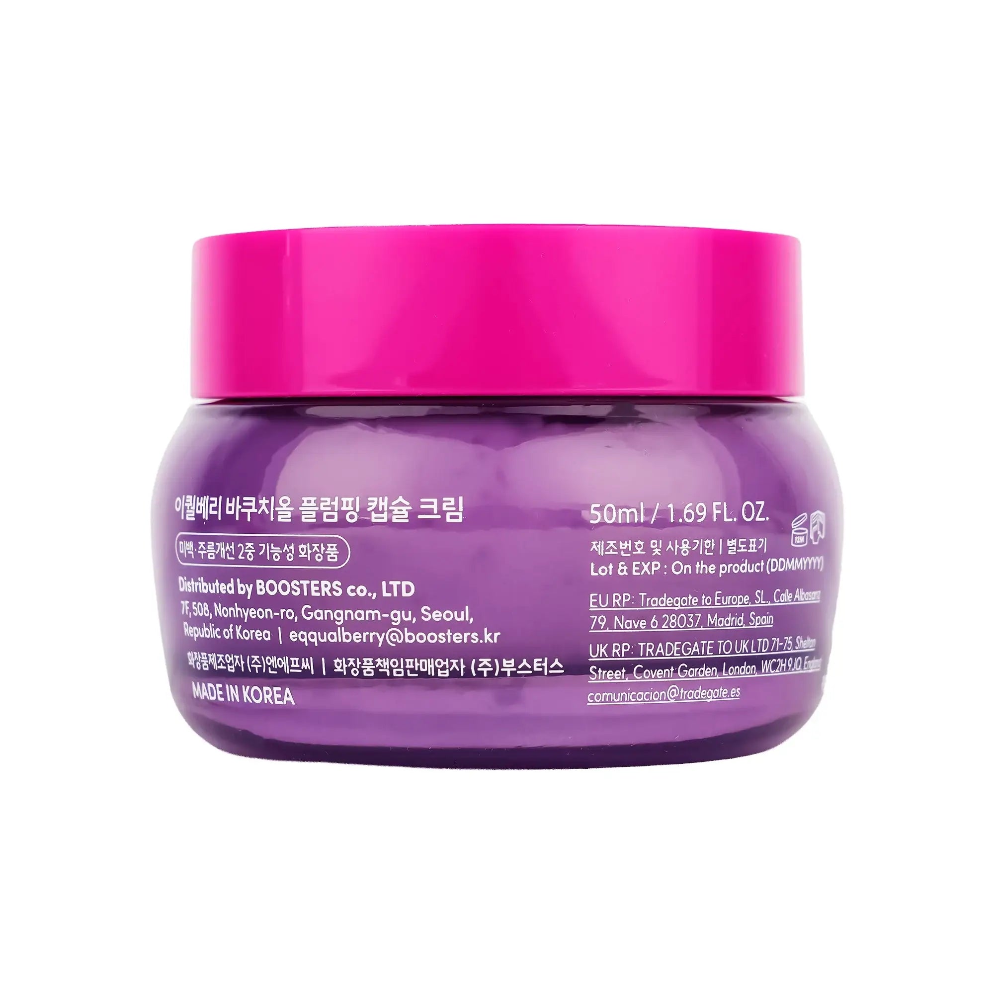 Eqqual Berry Bakuchiol Plumping Cream 50ml-Deep Cera