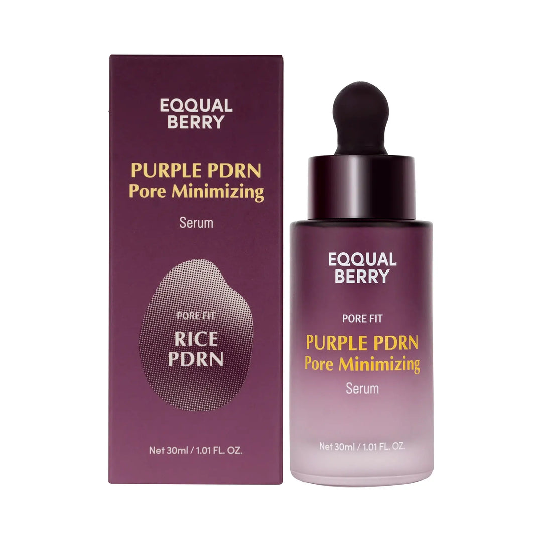 61168-Eqqual Berry Purple PDRN Pore Minimizing Serum30ml-Rice PDRN +7