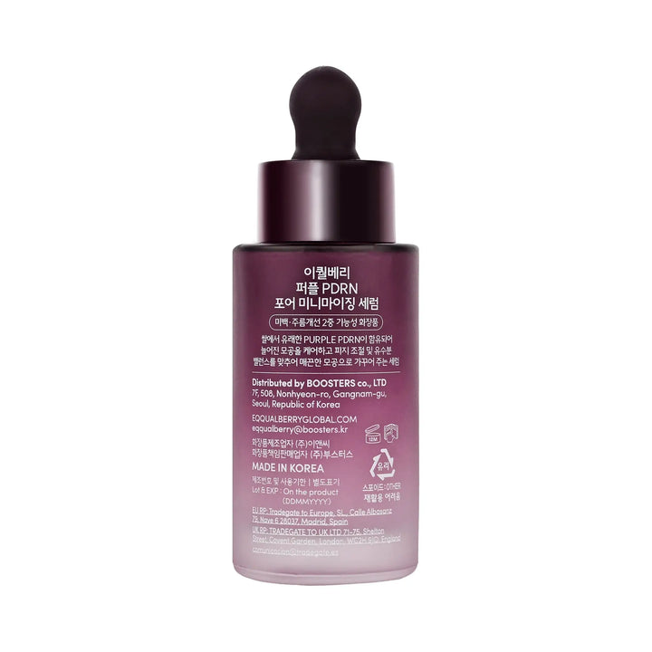 61168-Eqqual Berry Purple PDRN Pore Minimizing Serum30ml-Rice PDRN +5
