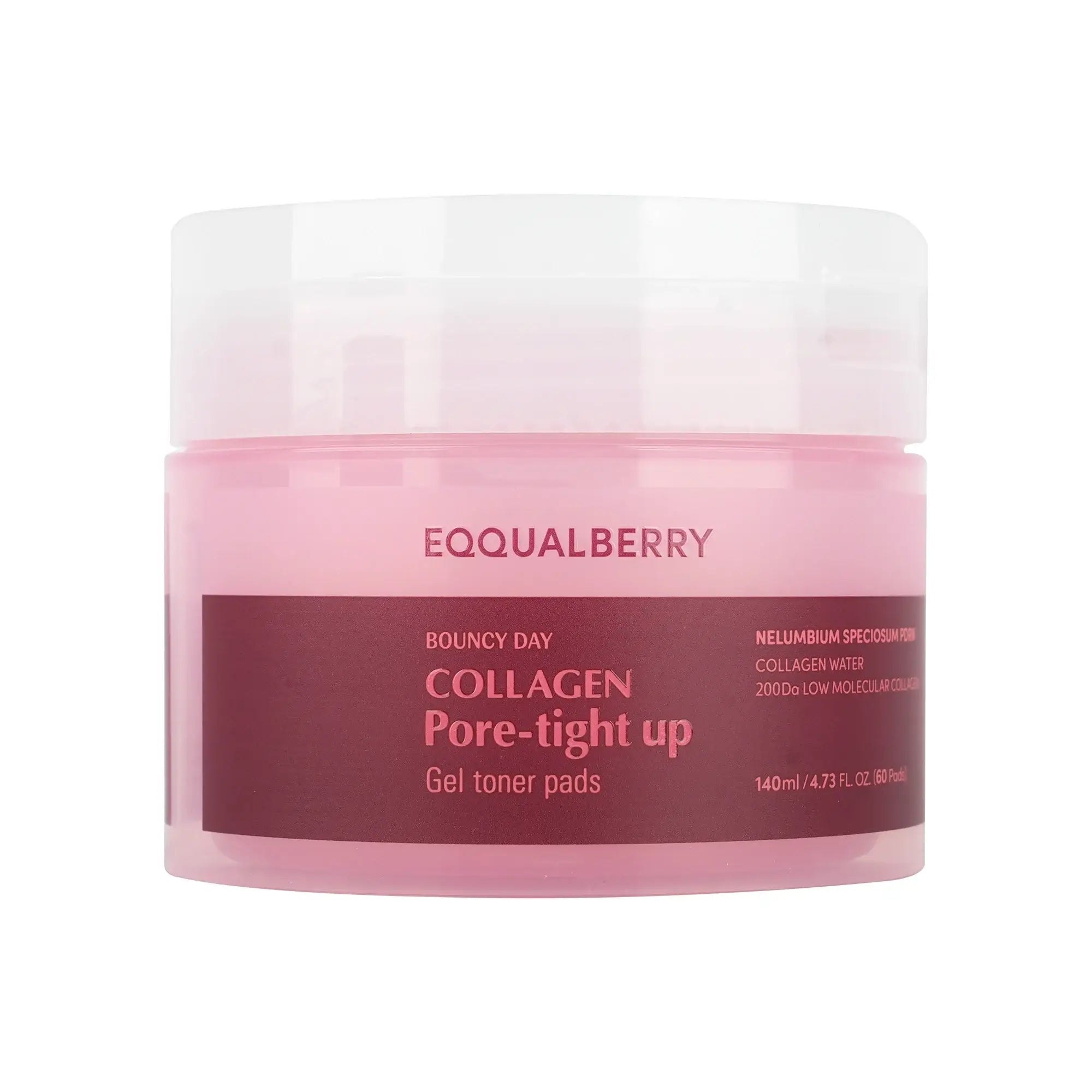 Eqqual Berry Collagen Pore-Tight Up Gel Toner 60 Pads