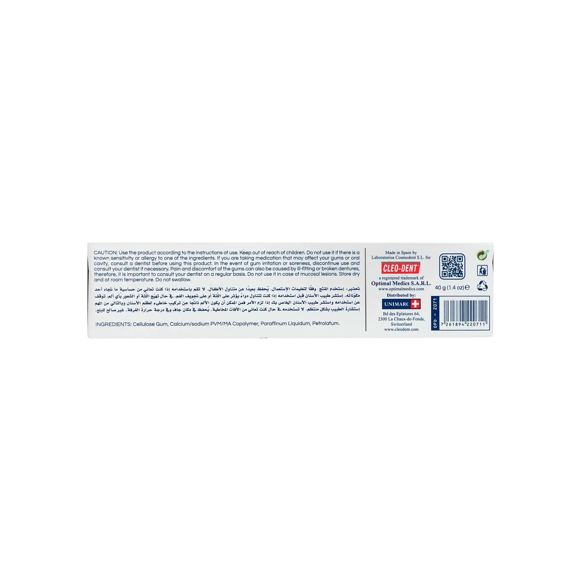 Celo-Den Cleo-Fix Ultra Denture Adhesive Cream 40g