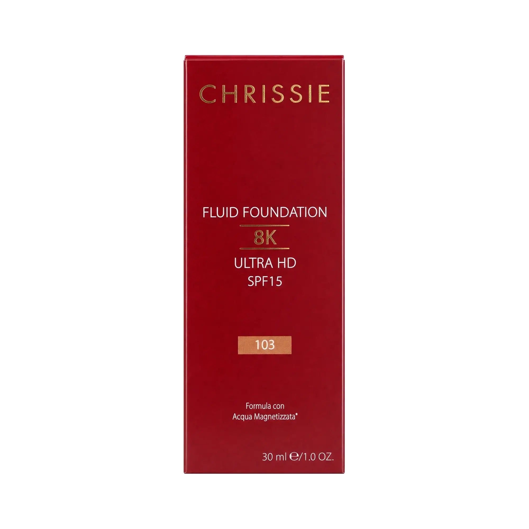 61173-Chrissie Fluid Foundation 8K Ultra HD SPF15 30ml-103 +3