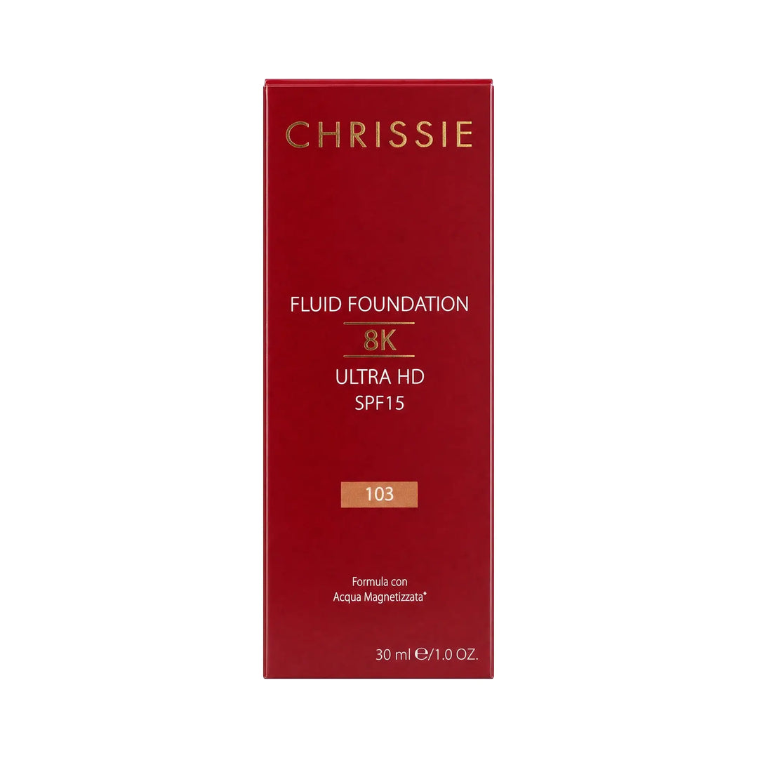 61173-Chrissie Fluid Foundation 8K Ultra HD SPF15 30ml-103 +3