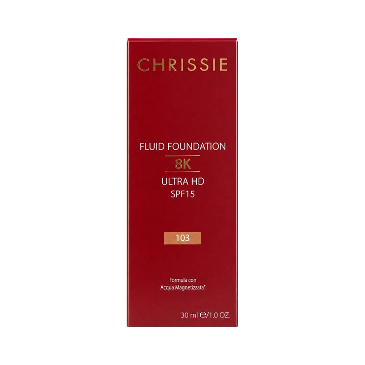 61173-Chrissie Fluid Foundation 8K Ultra HD SPF15 30ml-103 +3