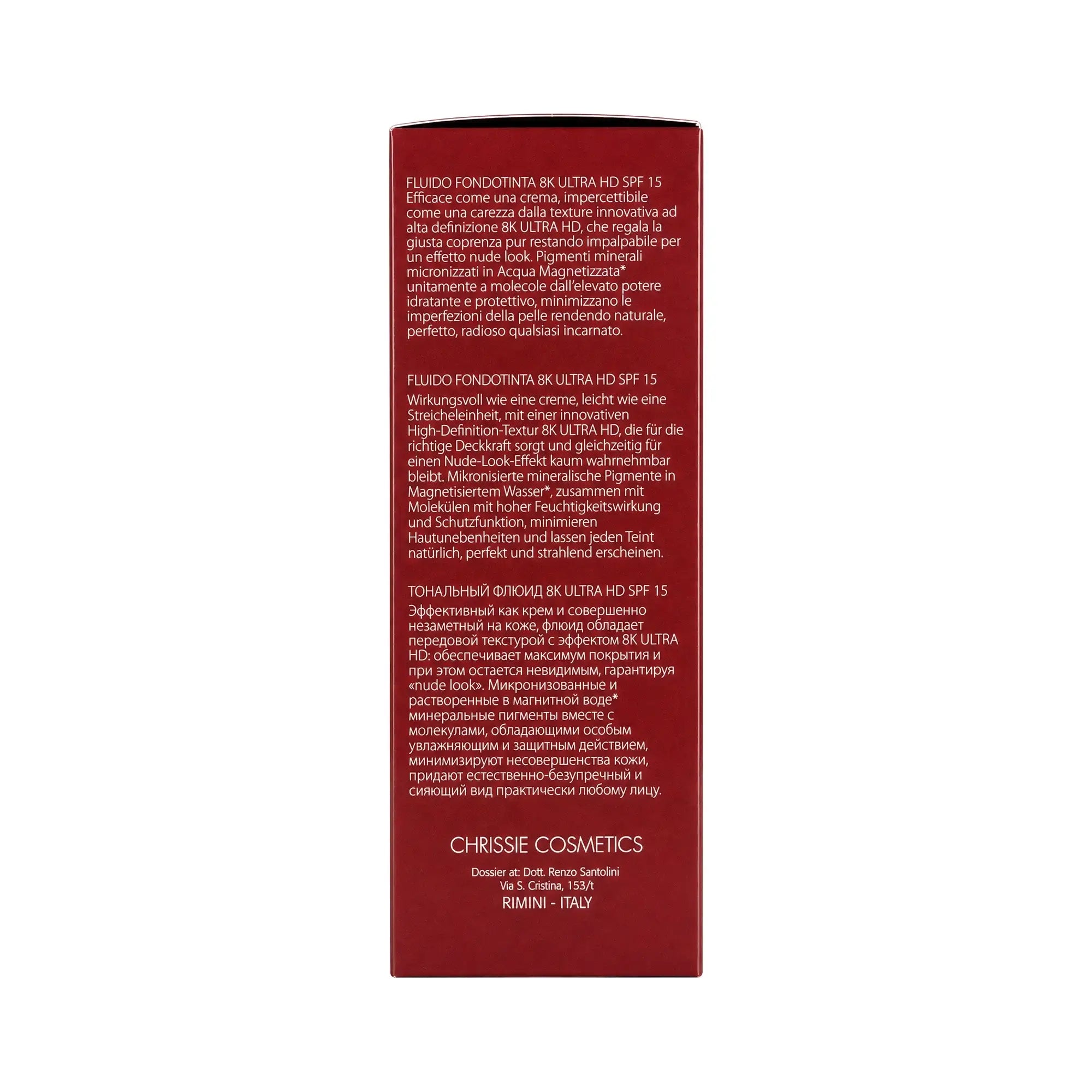 61173-Chrissie Fluid Foundation 8K Ultra HD SPF15 30ml-103 +5