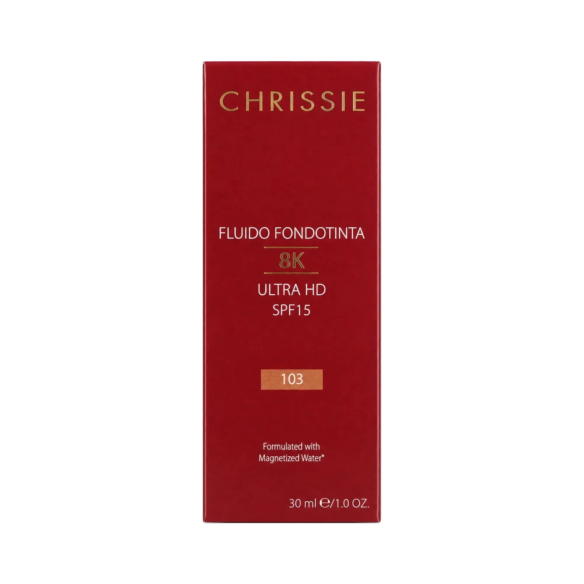 61173-Chrissie Fluid Foundation 8K Ultra HD SPF15 30ml-103 +4