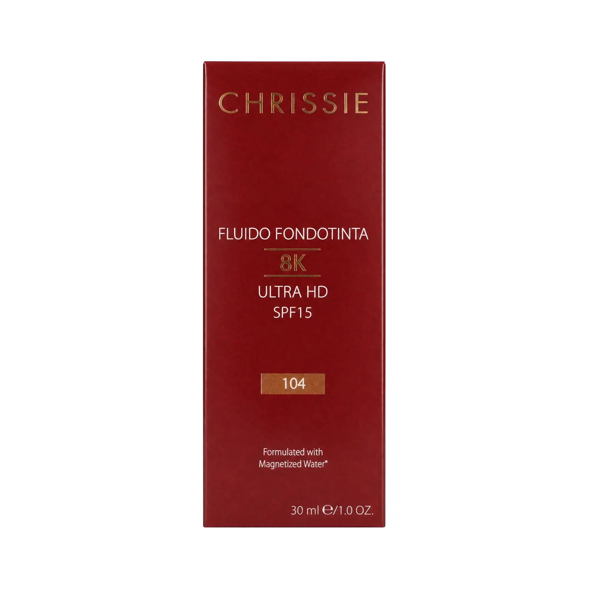 61174-Chrissie Fluid Foundation 8K Ultra HD SPF15 30ml-104 +4