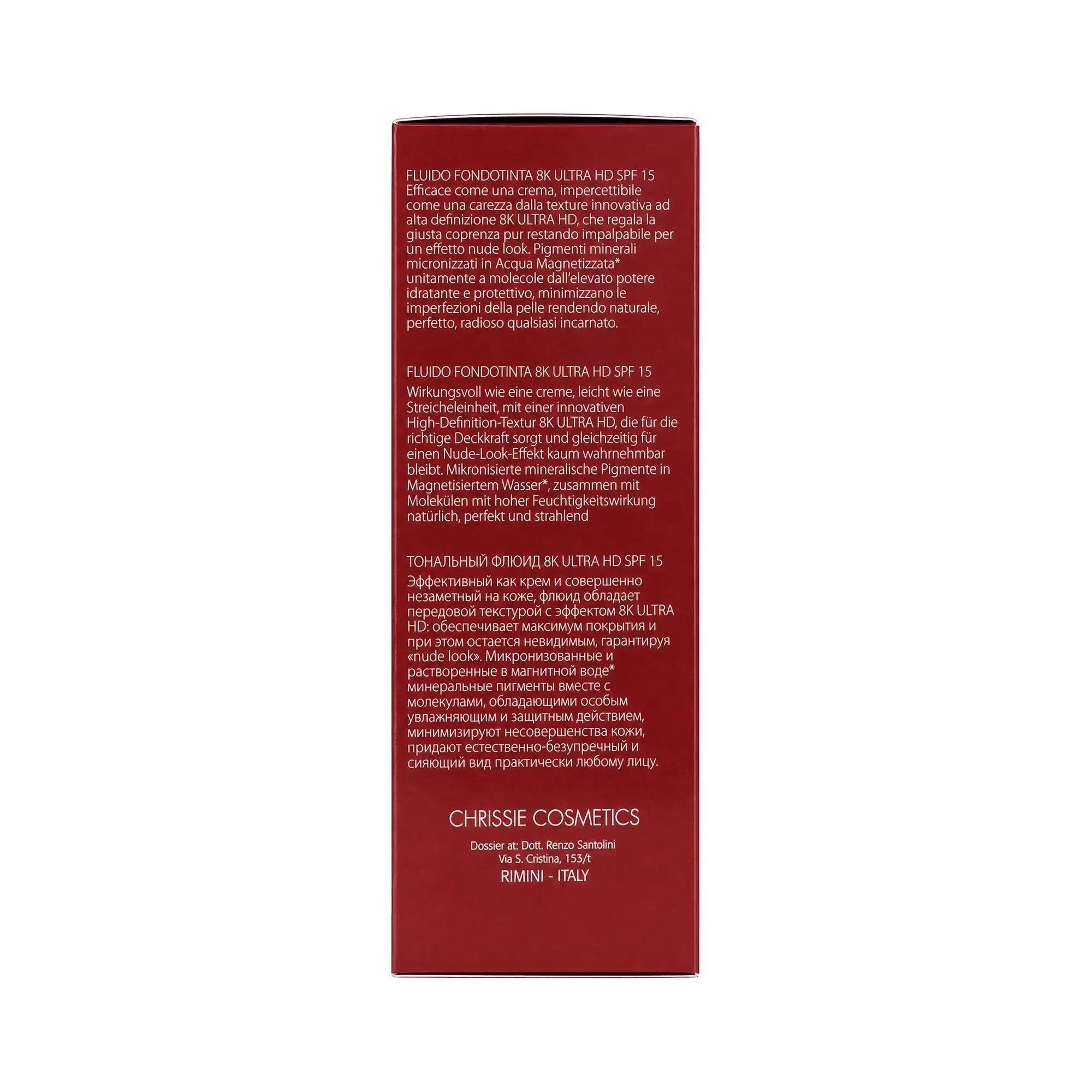61174-Chrissie Fluid Foundation 8K Ultra HD SPF15 30ml-104 +5