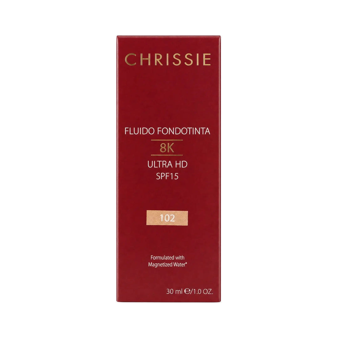 61175-Chrissie Fluid Foundation 8K Ultra HD SPF15 30ml-102 +4