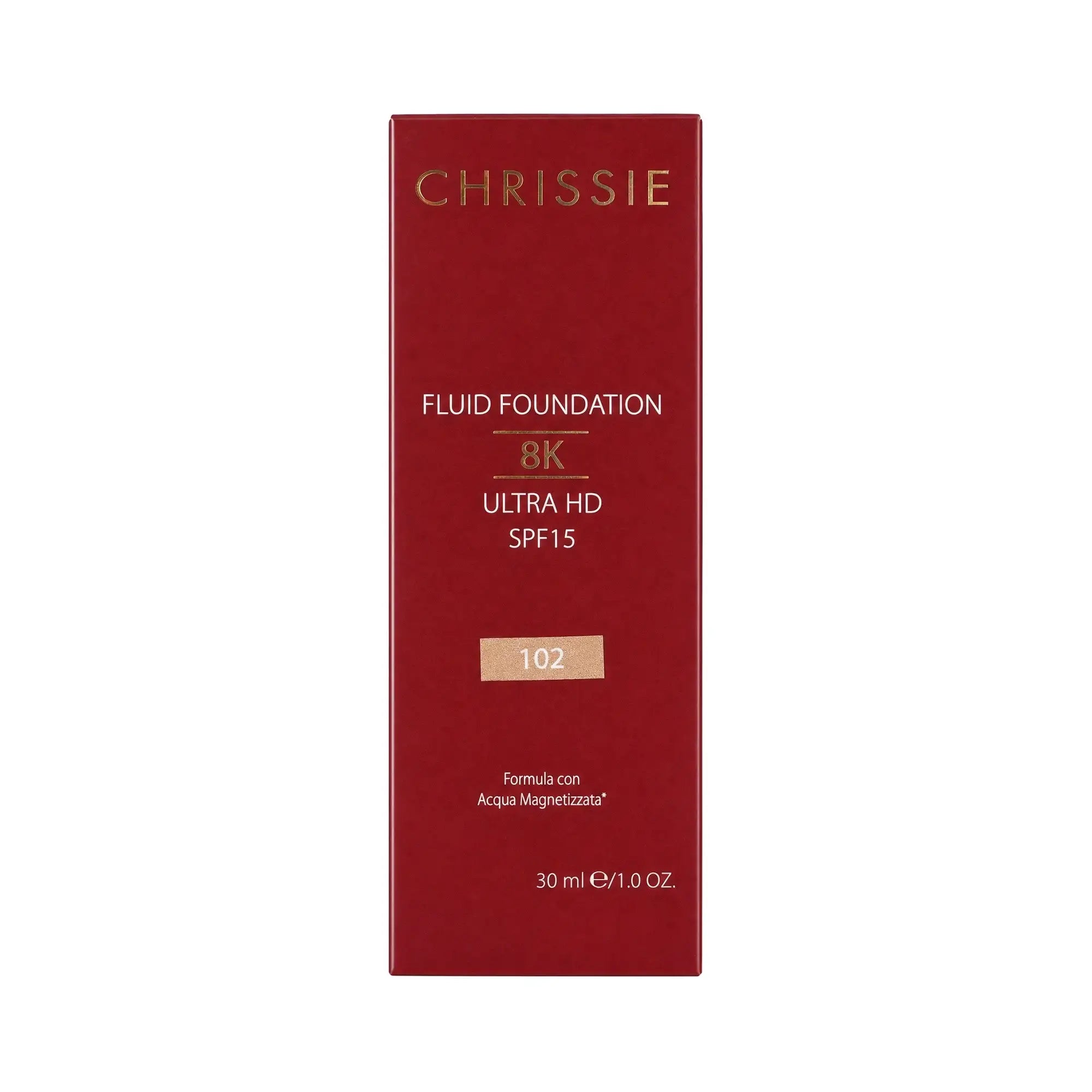 61175-Chrissie Fluid Foundation 8K Ultra HD SPF15 30ml-102 +3