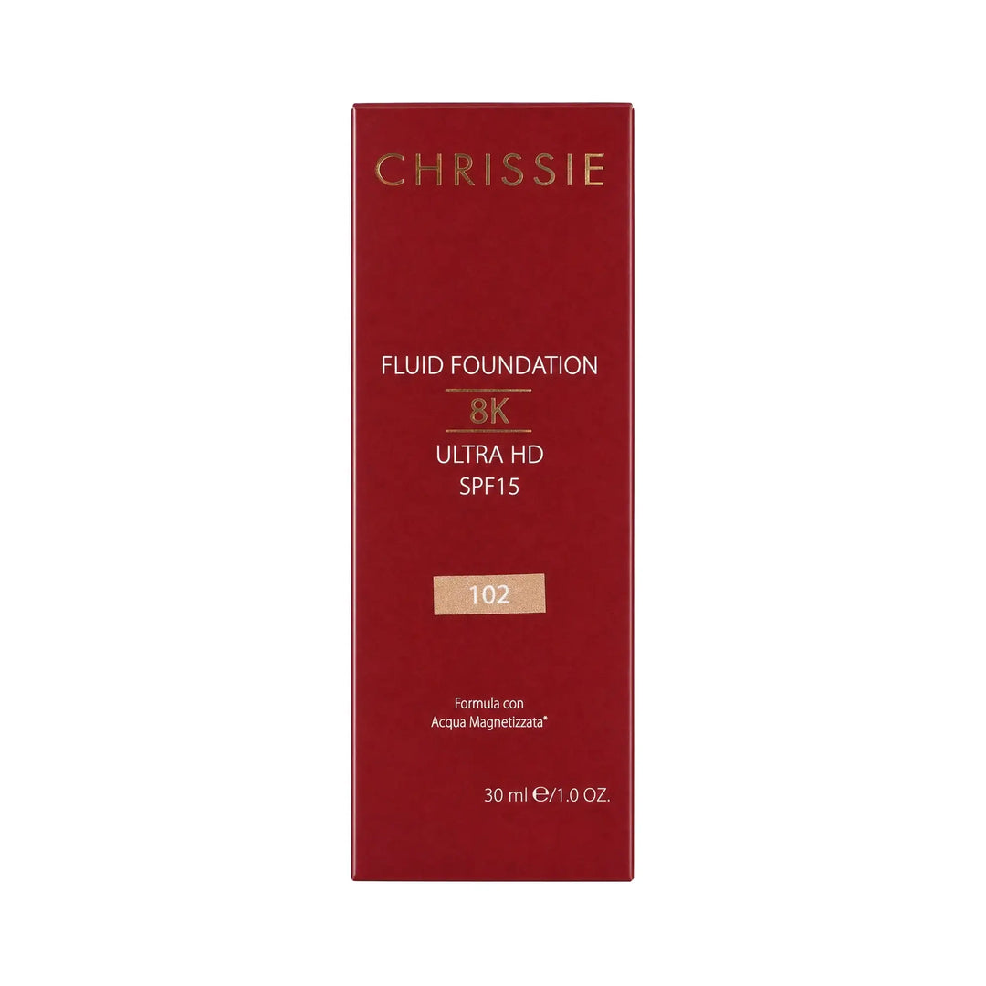 61175-Chrissie Fluid Foundation 8K Ultra HD SPF15 30ml-102 +3