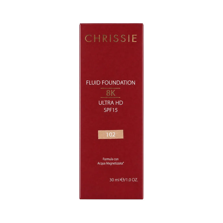 61175-Chrissie Fluid Foundation 8K Ultra HD SPF15 30ml-102 +3