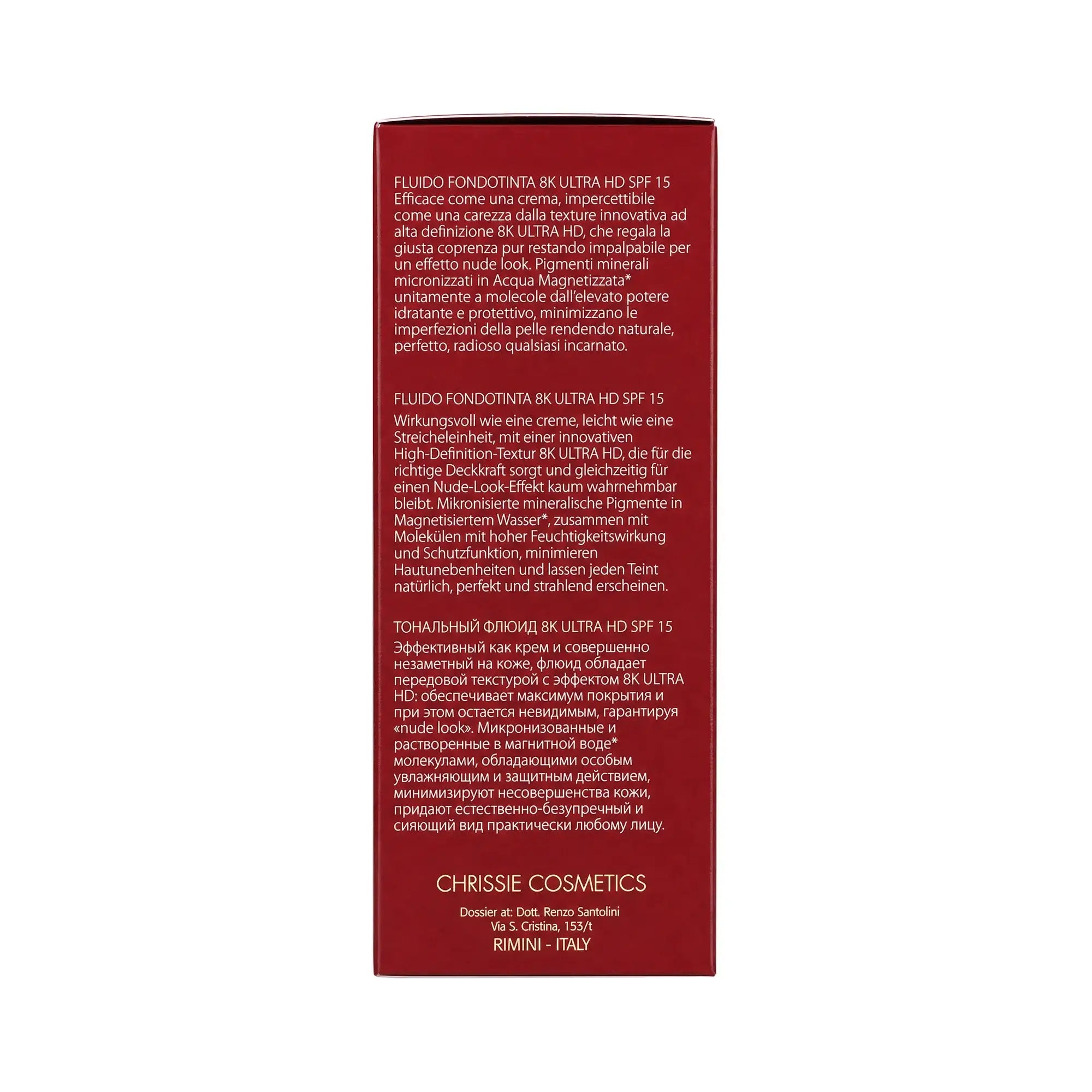 61175-Chrissie Fluid Foundation 8K Ultra HD SPF15 30ml-102 +5