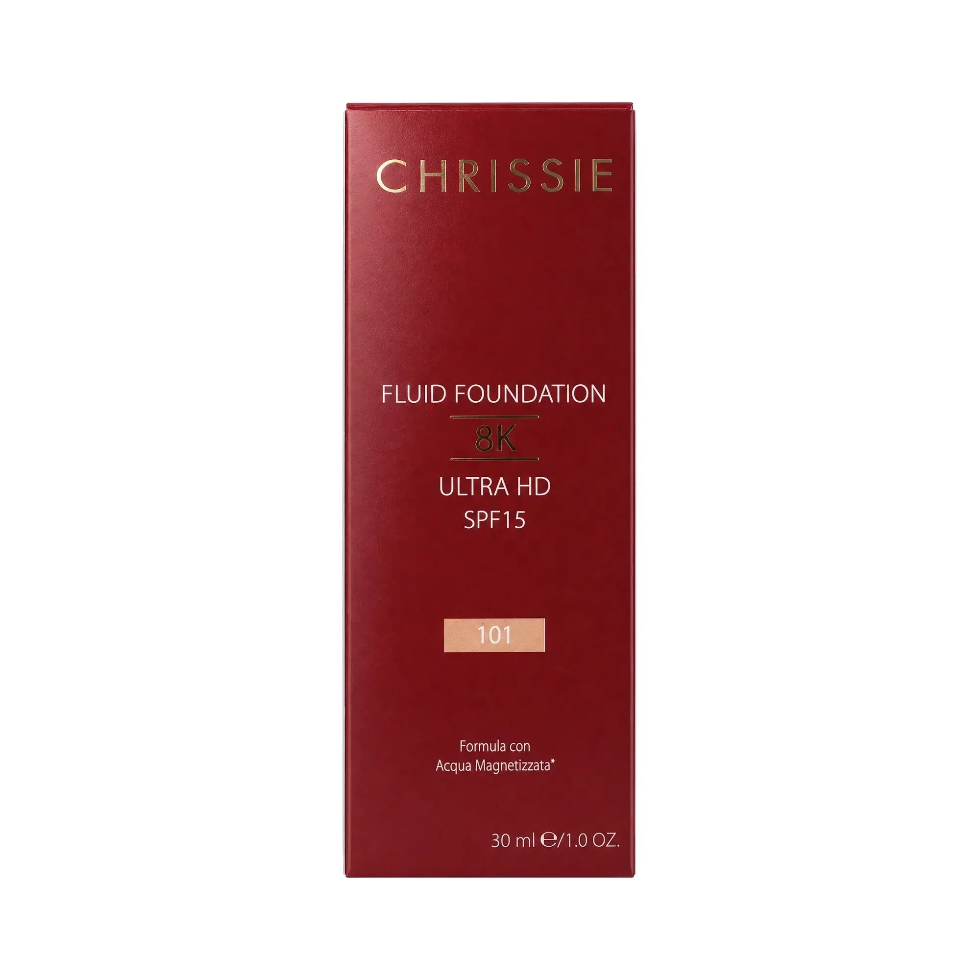 61176-Chrissie Fluid Foundation 8K Ultra HD SPF15 30ml-101 +4
