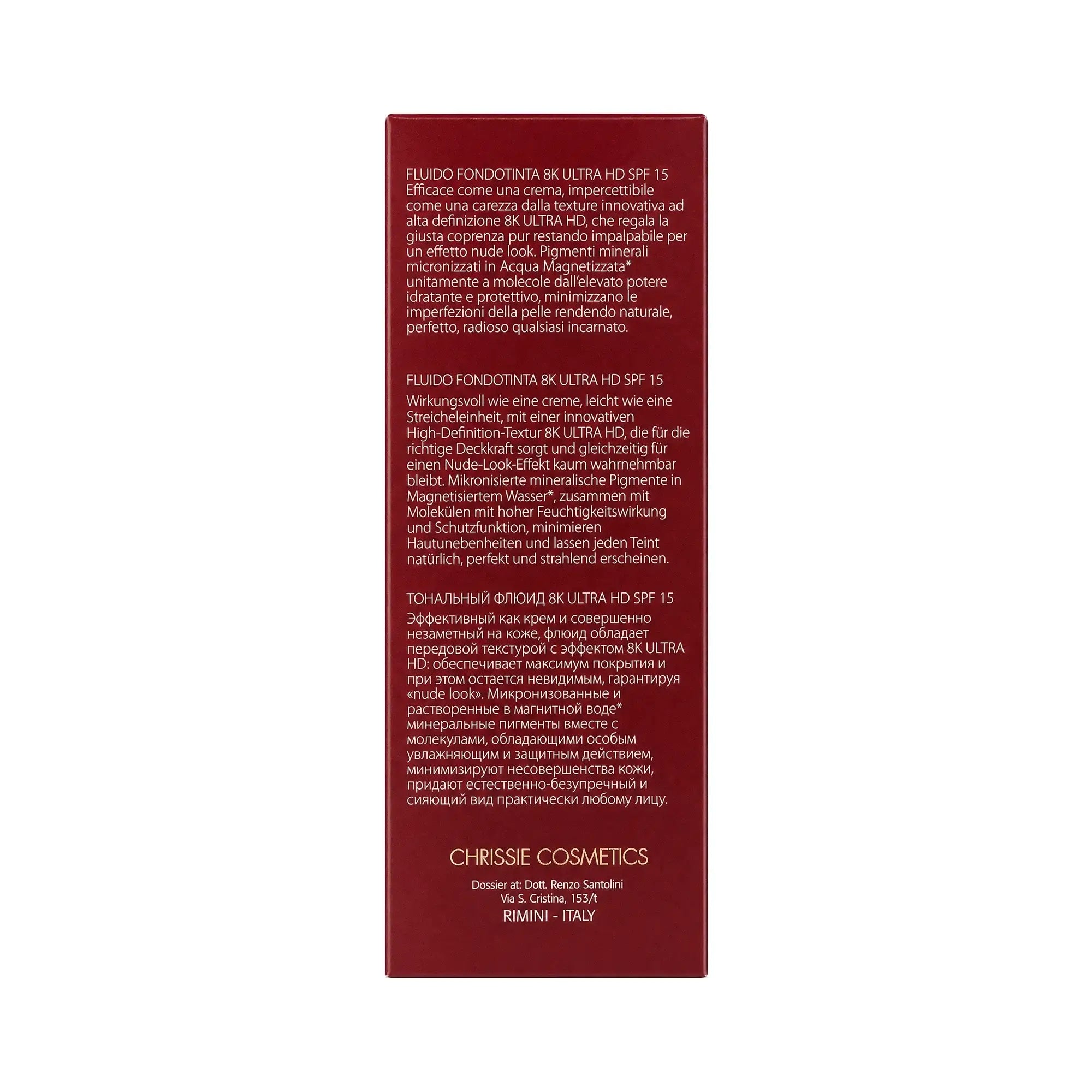 61176-Chrissie Fluid Foundation 8K Ultra HD SPF15 30ml-101 +5