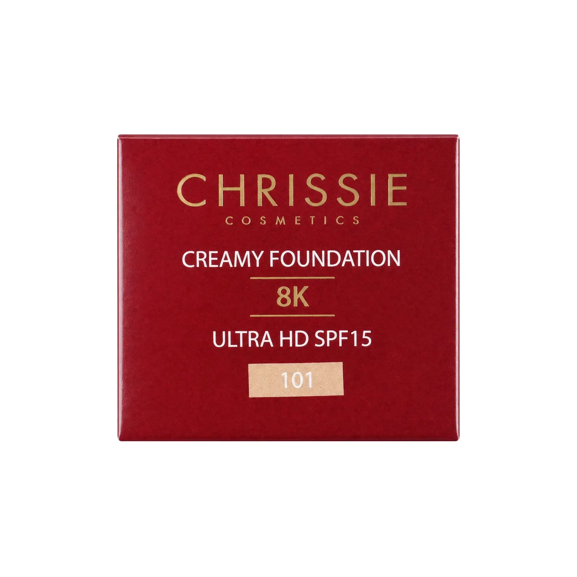 61177-Chrissie Creamy Foundation 8K Ultra HD SPF15 50ml-101 +3
