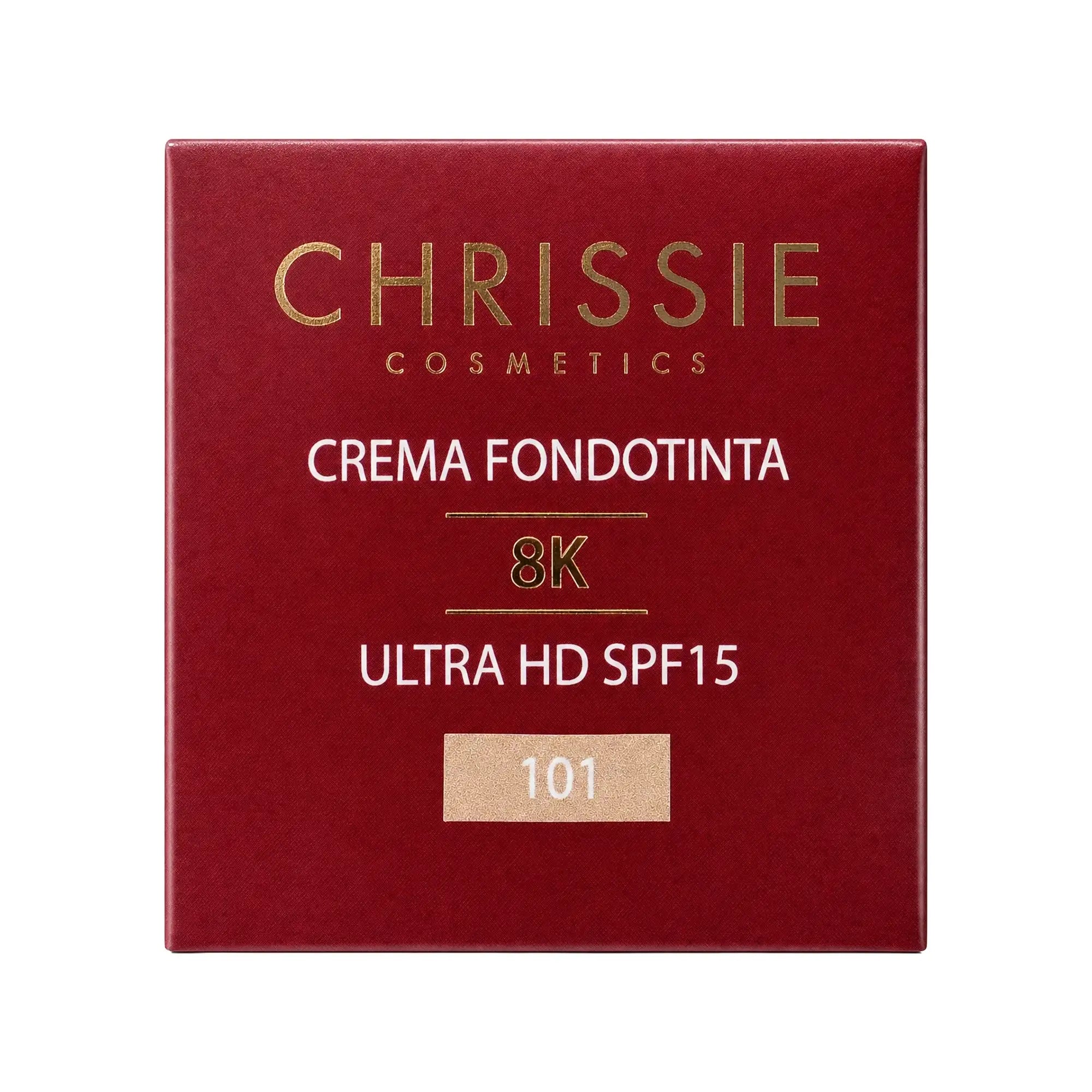 61177-Chrissie Creamy Foundation 8K Ultra HD SPF15 50ml-101 +2