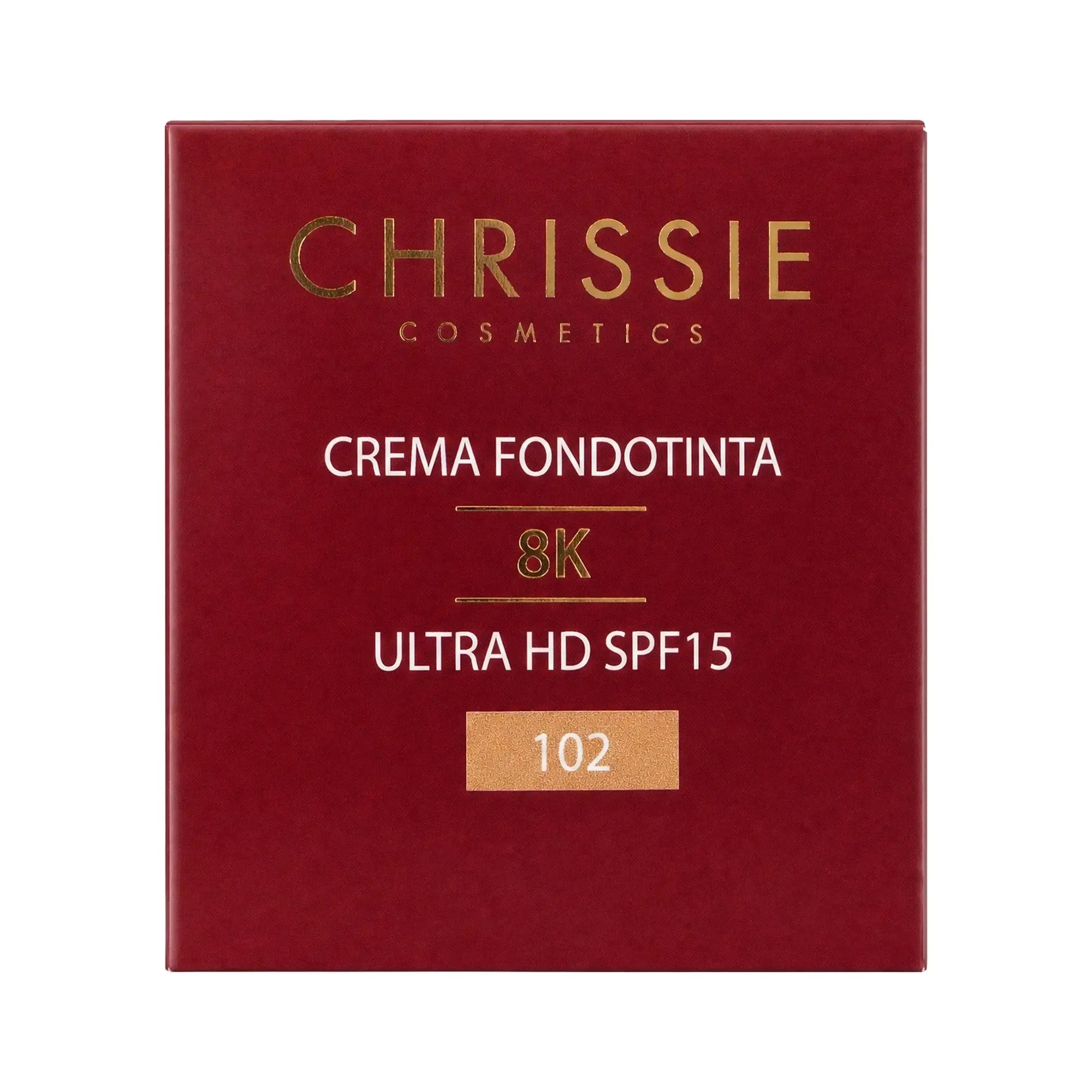 61178-Chrissie Creamy Foundation 8K Ultra HD SPF15 50ml-102 +2