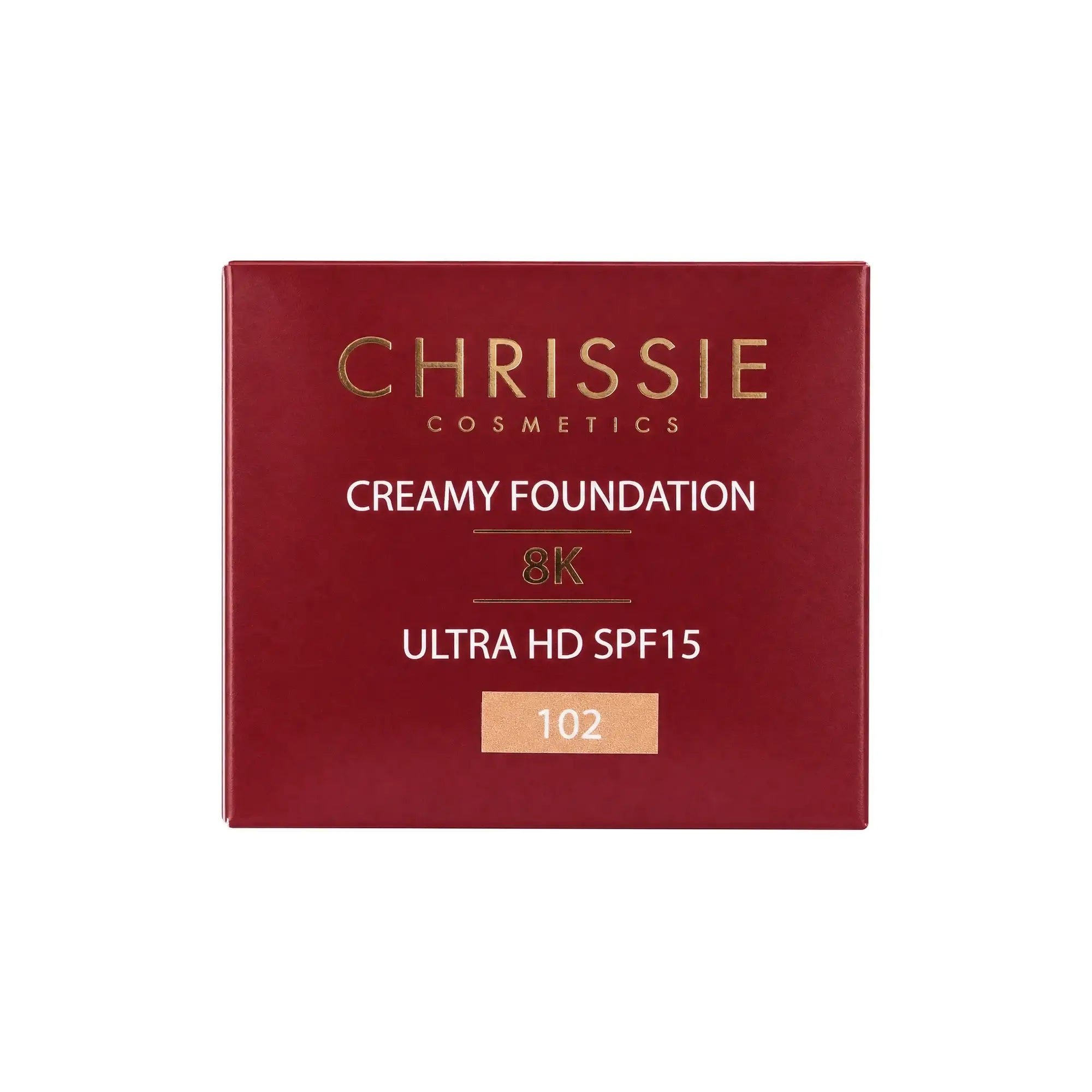 61178-Chrissie Creamy Foundation 8K Ultra HD SPF15 50ml-102 +3