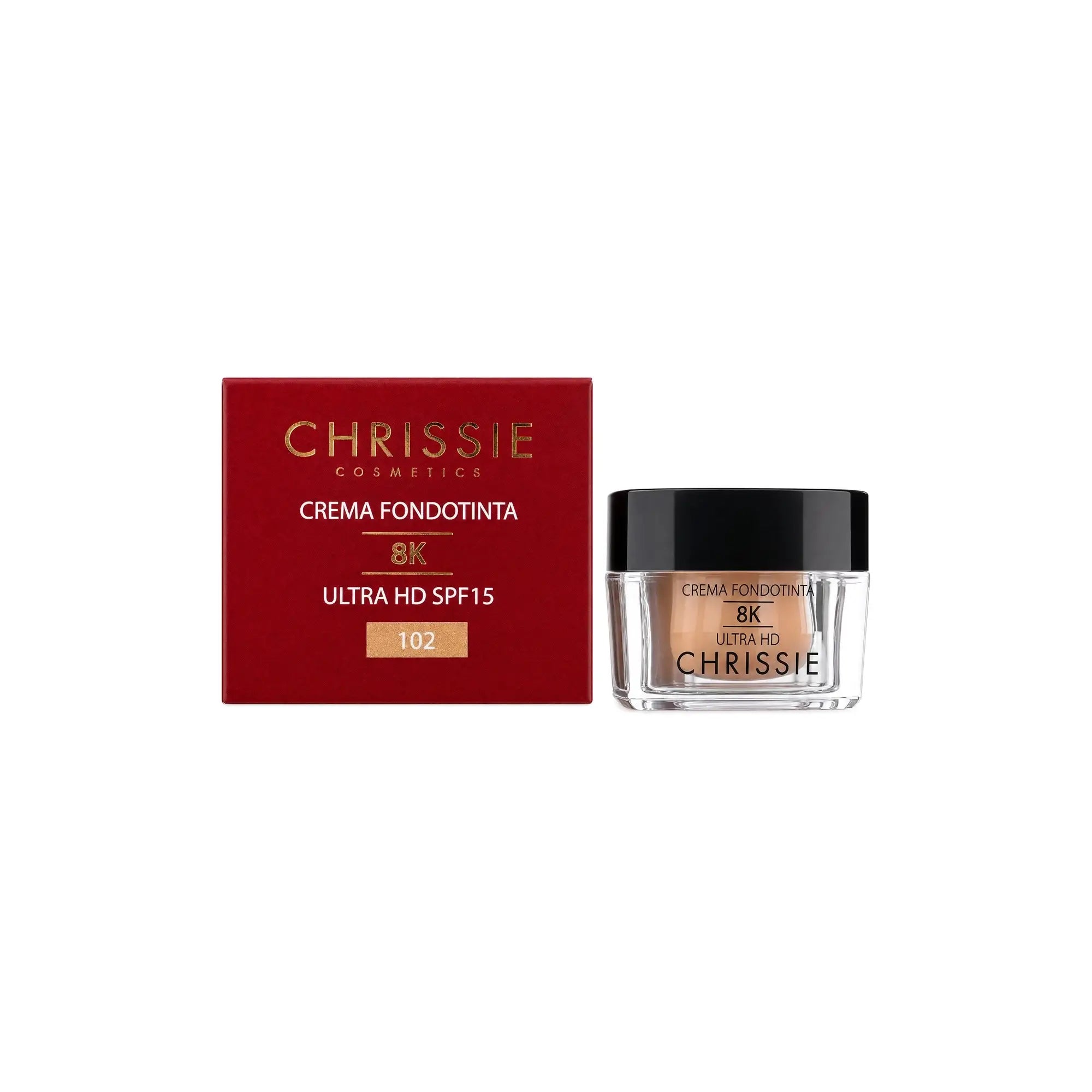 61178-Chrissie Creamy Foundation 8K Ultra HD SPF15 50ml-102 +7