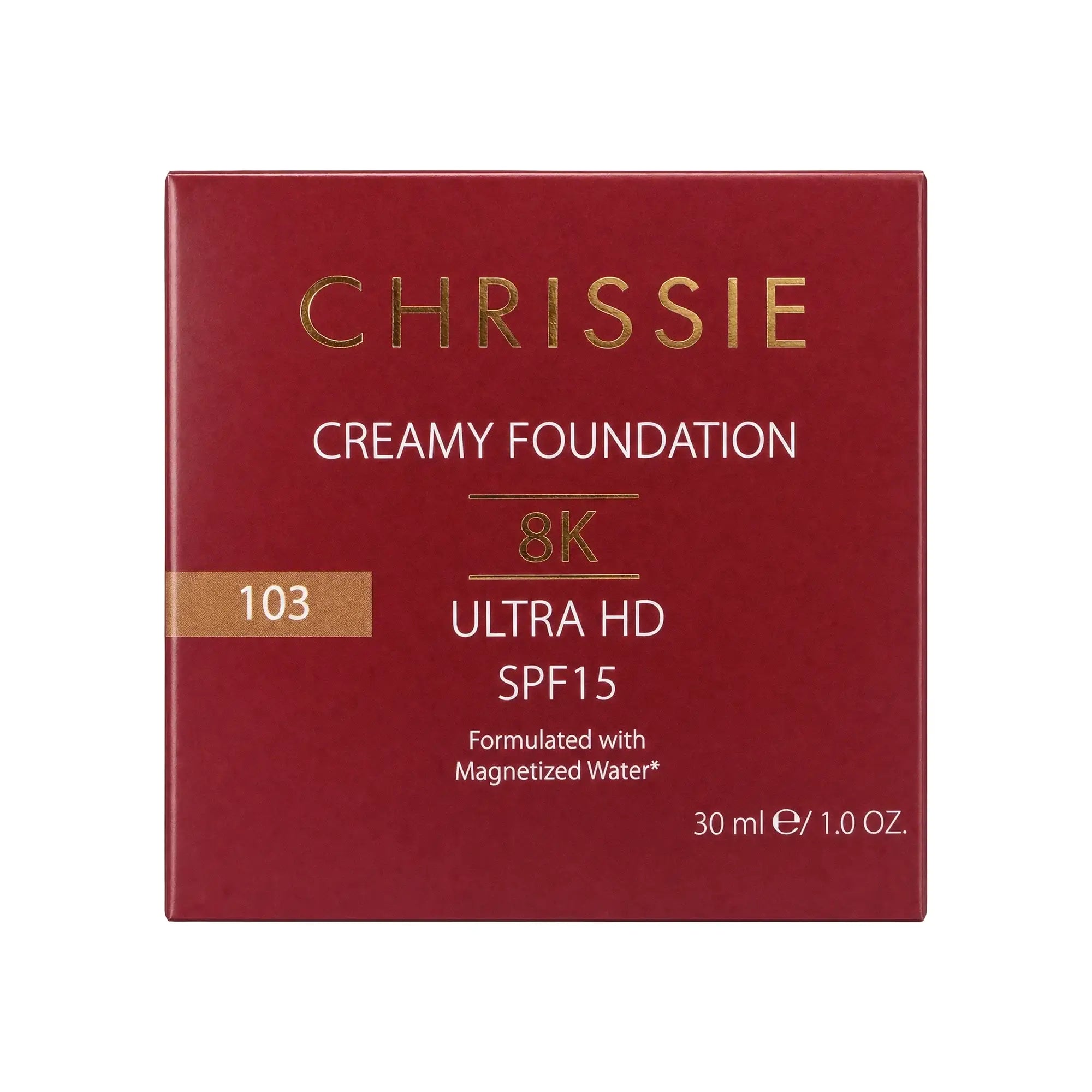 61179-Chrissie Creamy Foundation 8K Ultra HD SPF15 50ml-103 +2