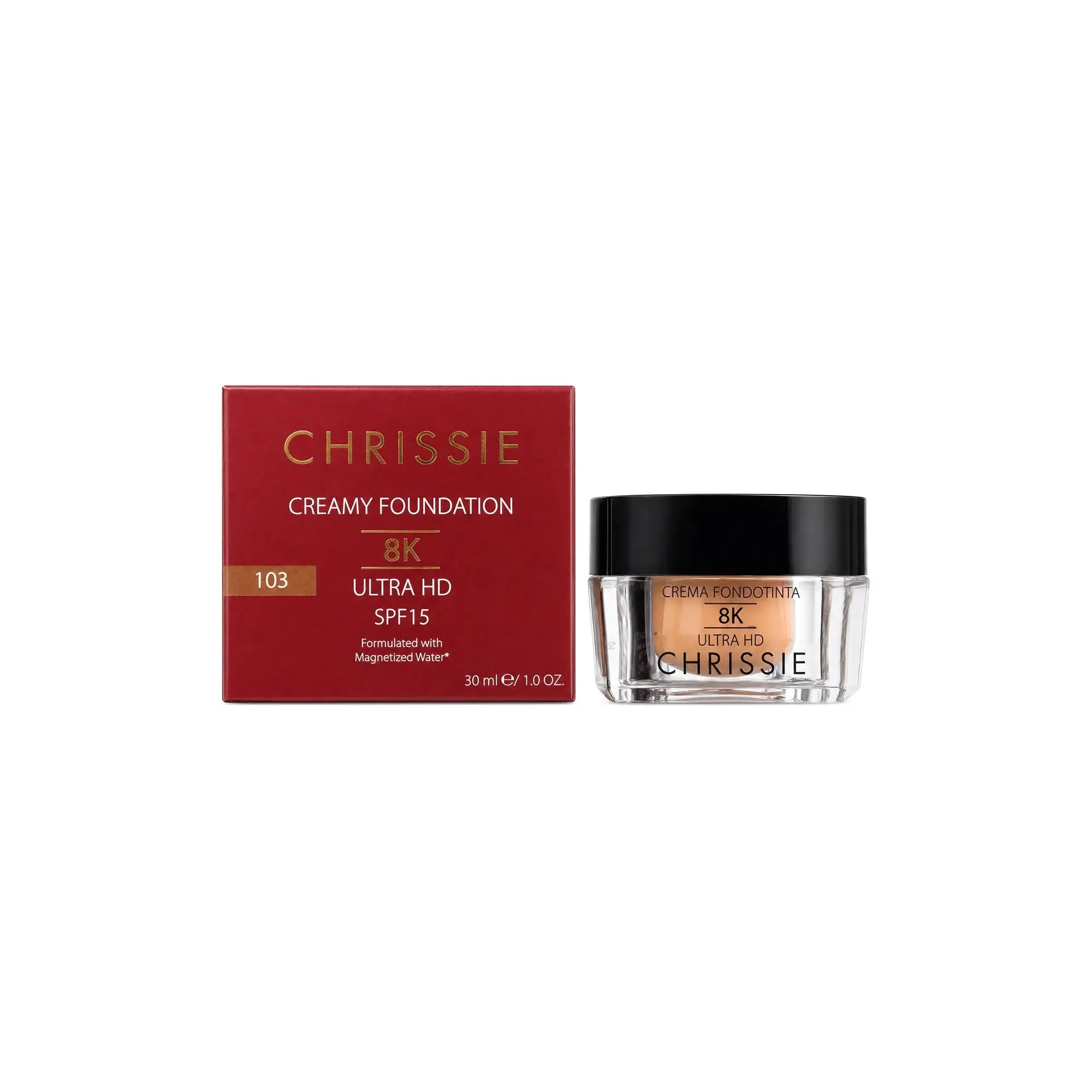 61179-Chrissie Creamy Foundation 8K Ultra HD SPF15 50ml-103 +7