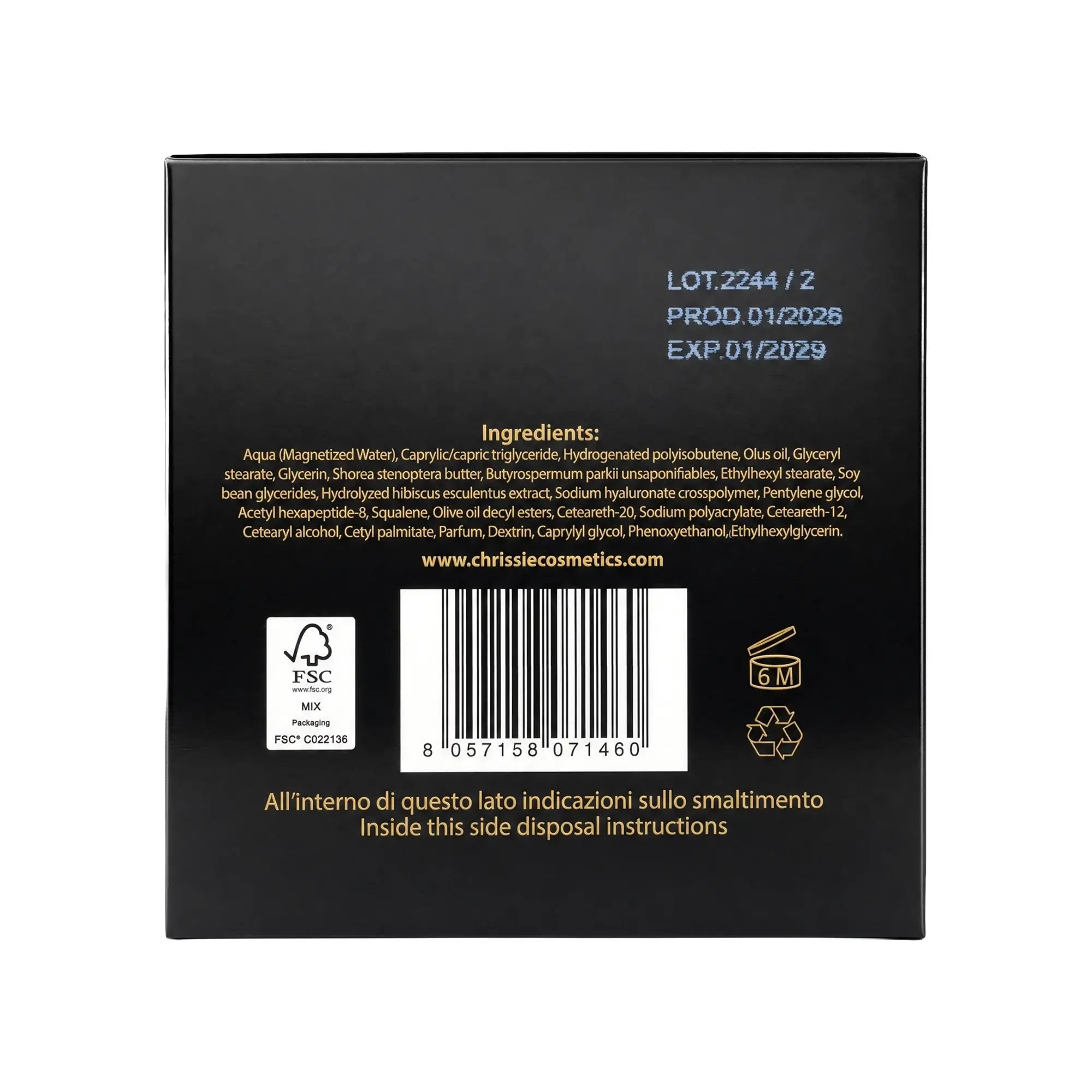 61181-Chrissie Anti-Age Mask Botox-Like HY.EG 10 50ml +5