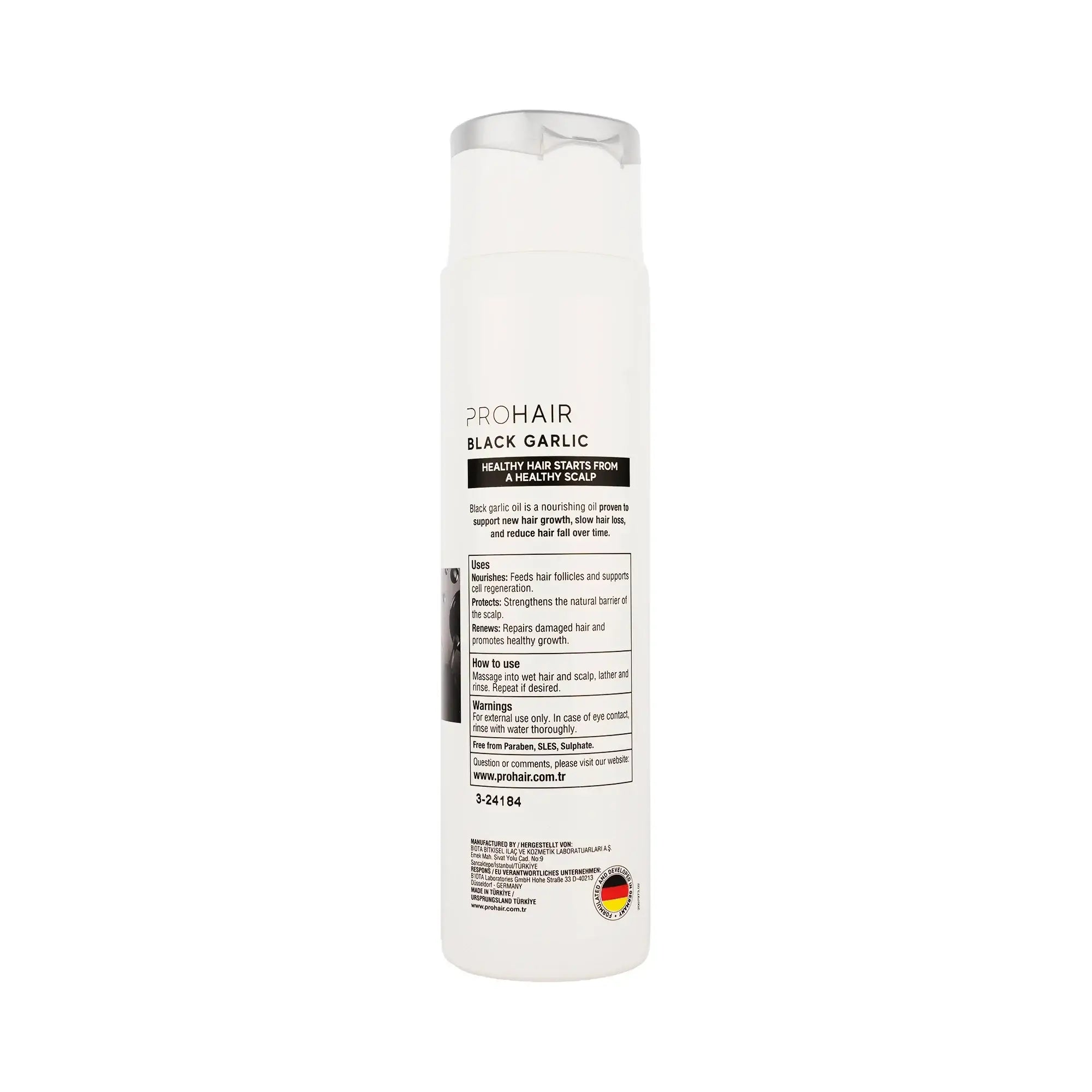 Pro Hair Strengthening Shampoo Black Garlic 300ml