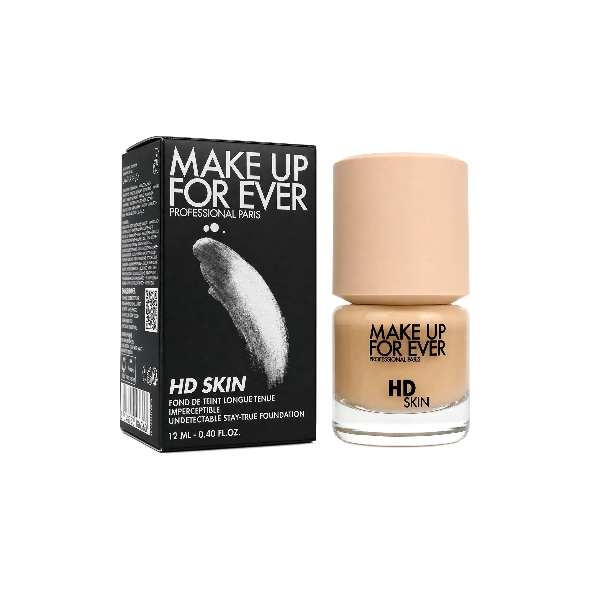 61206-Make Up For Ever HD Skin Foundation 12ml-1N14 +7