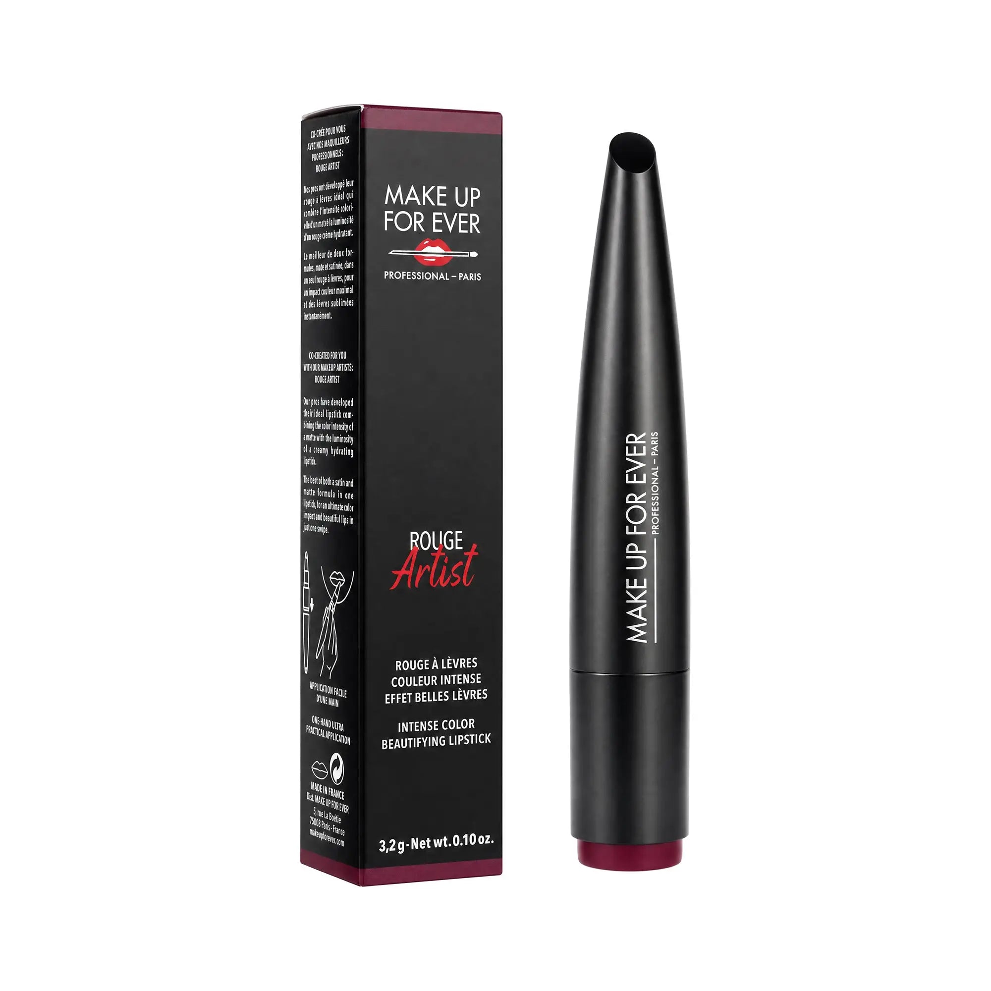61214-Make Up For Ever Rouge Artist Lipstick 218-Daring Mulberry +7