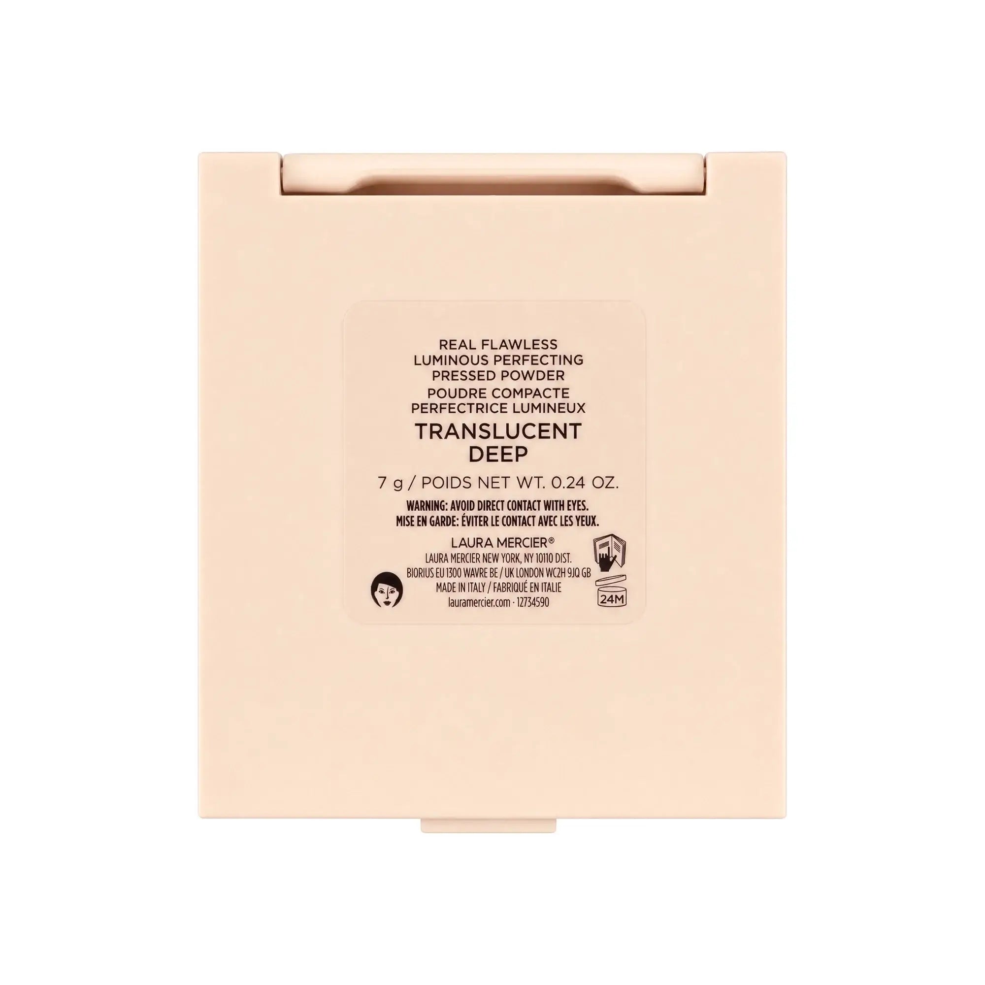 61229-Laura Mercier Real Flawless Luminous Powder-Translucent Deep +7