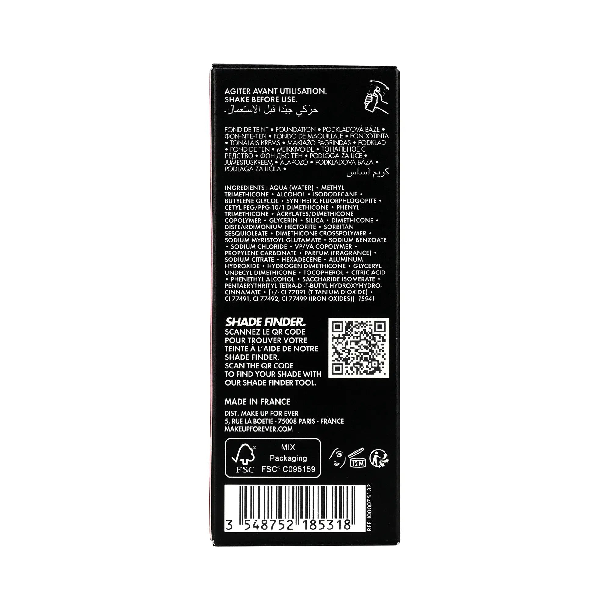 61233-Make Up For Ever HD Skin Foundation 2Y32 30ml-Warm Caramel +2