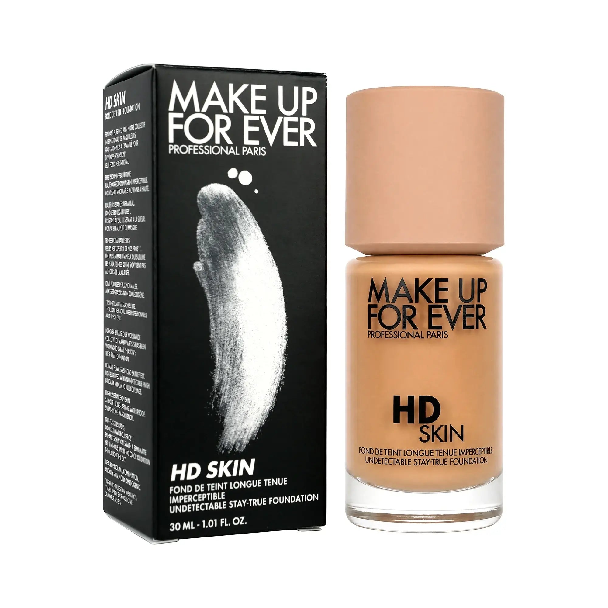 61233-Make Up For Ever HD Skin Foundation 2Y32 30ml-Warm Caramel +6