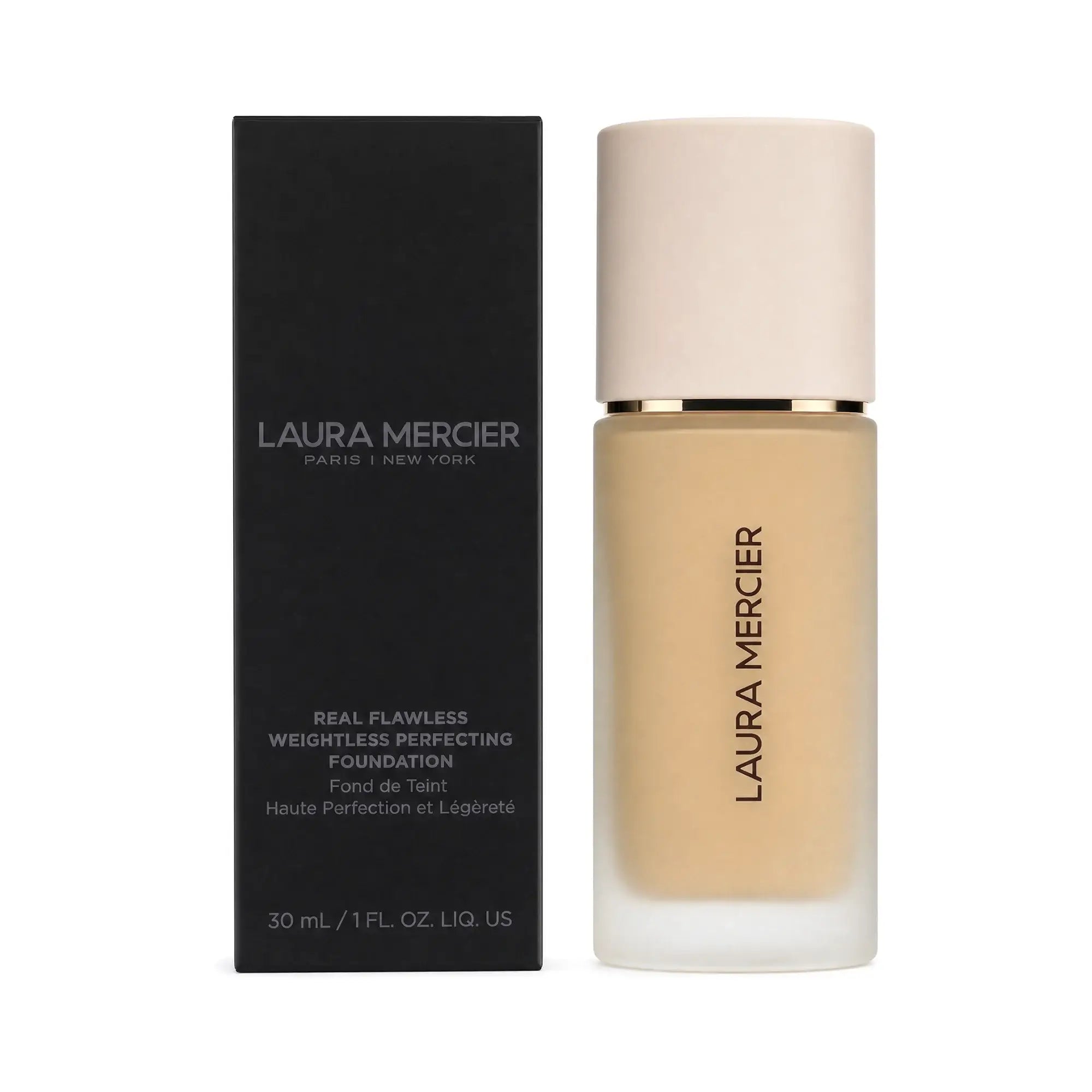 61244-Laura Mercier Real Flawless Foundation 30ml-0W1 Satin +1