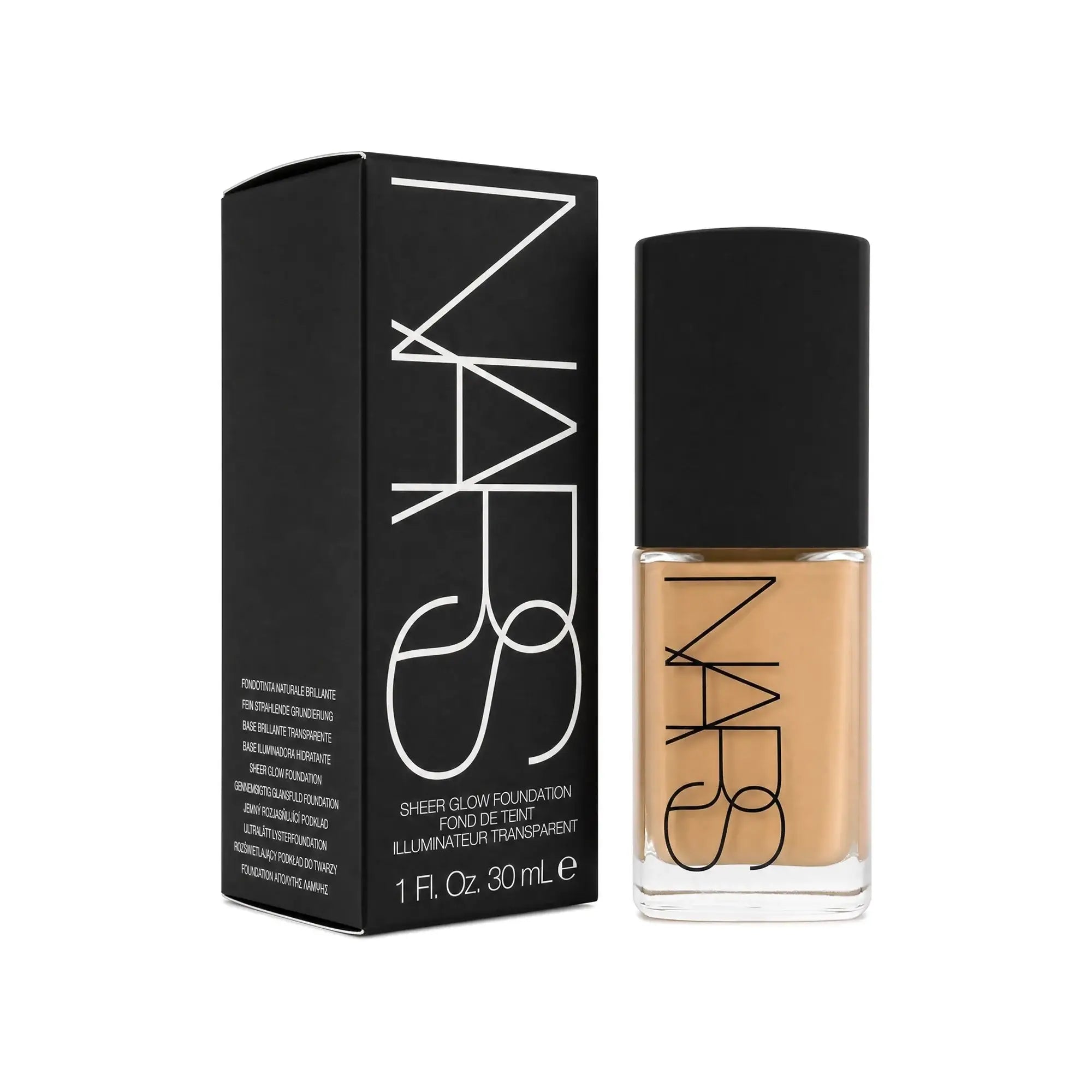 61245-Nars Sheer Glow Foundation Medium 3.5 Vanuatu 30ml-4864 +8