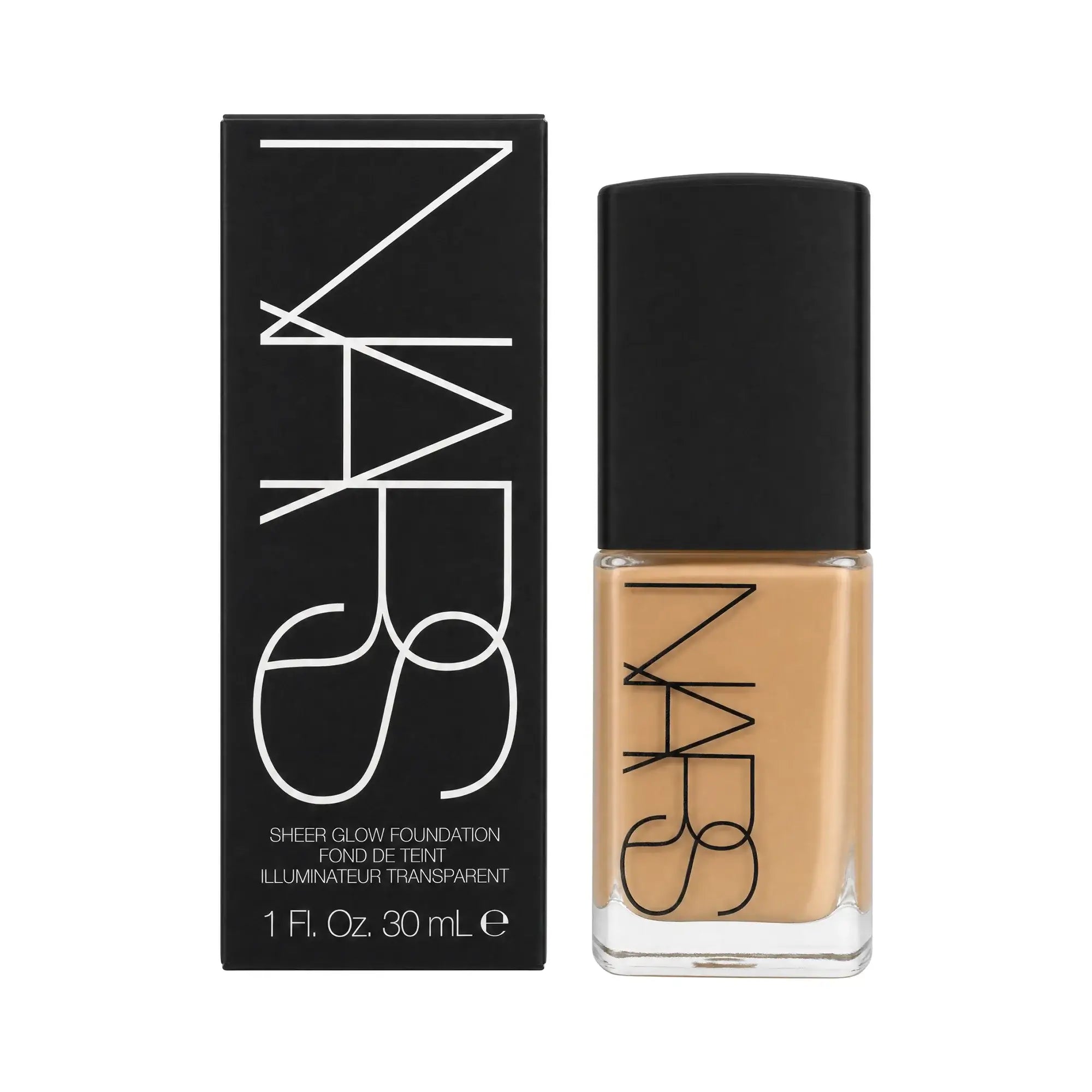61246-Nars Sheer Glow Foundation Medium 4 Barcelona 30ml-6046 +7