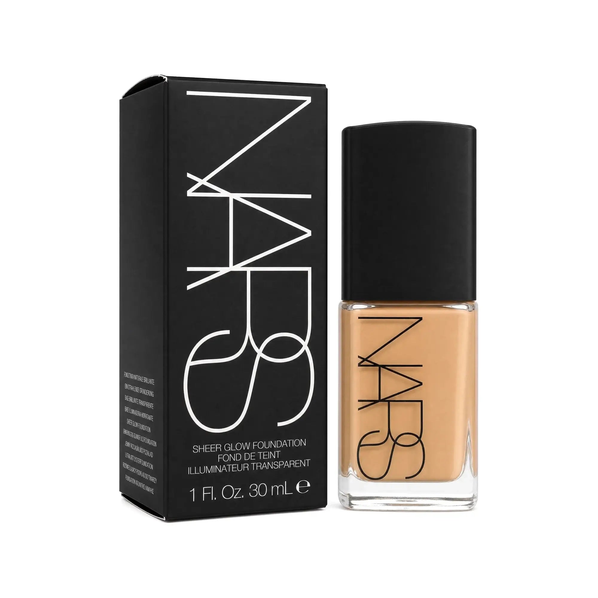 61246-Nars Sheer Glow Foundation Medium 4 Barcelona 30ml-6046 +8