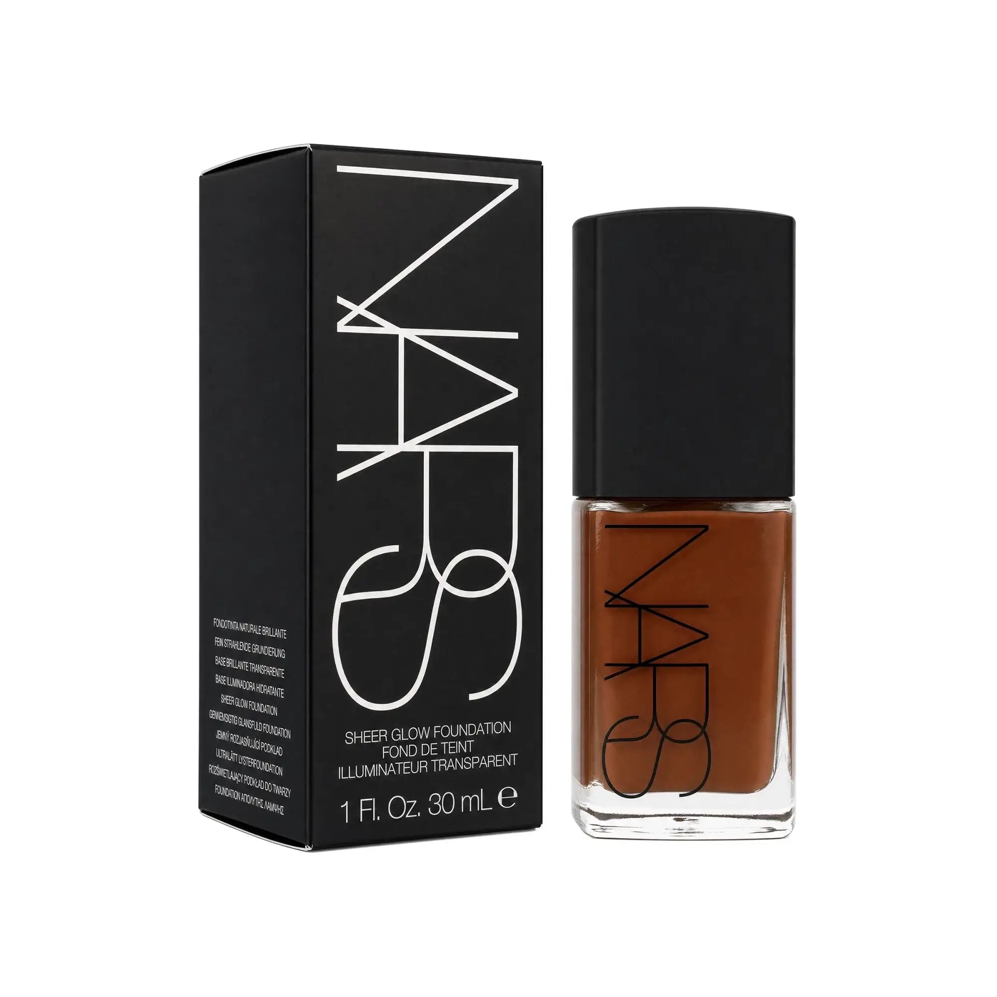 61251-Nars Sheer Glow Foundation Dark 4 Nambia 30ml-4880 +8