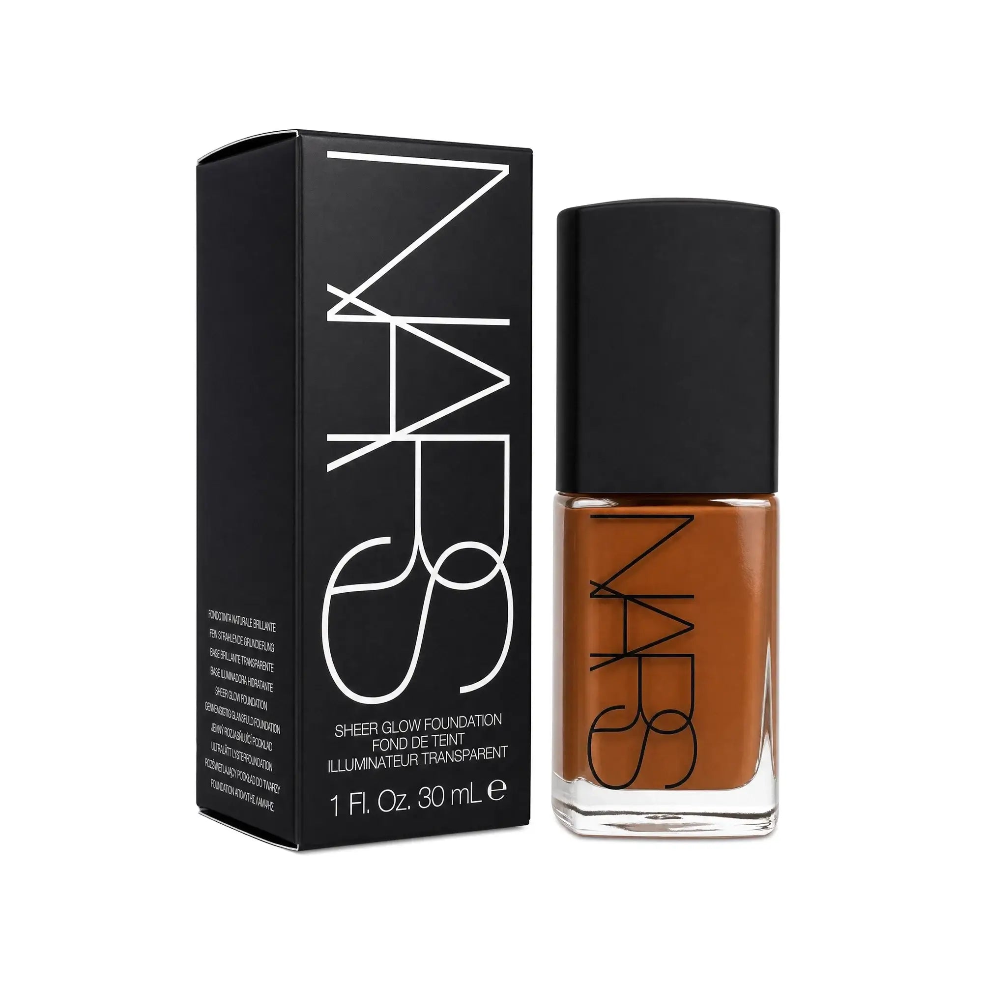 61252-Nars Sheer Glow Foundation Dark 2 New Caldonia 30ml-4878 +8