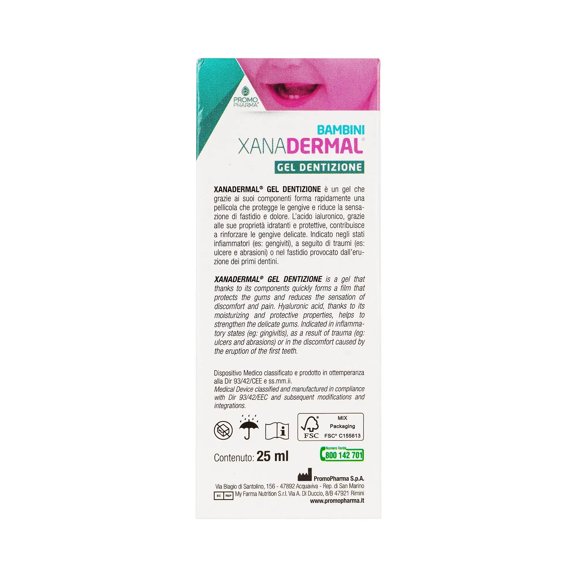 Xanadermal Bambini Dentizone Gel 25ml