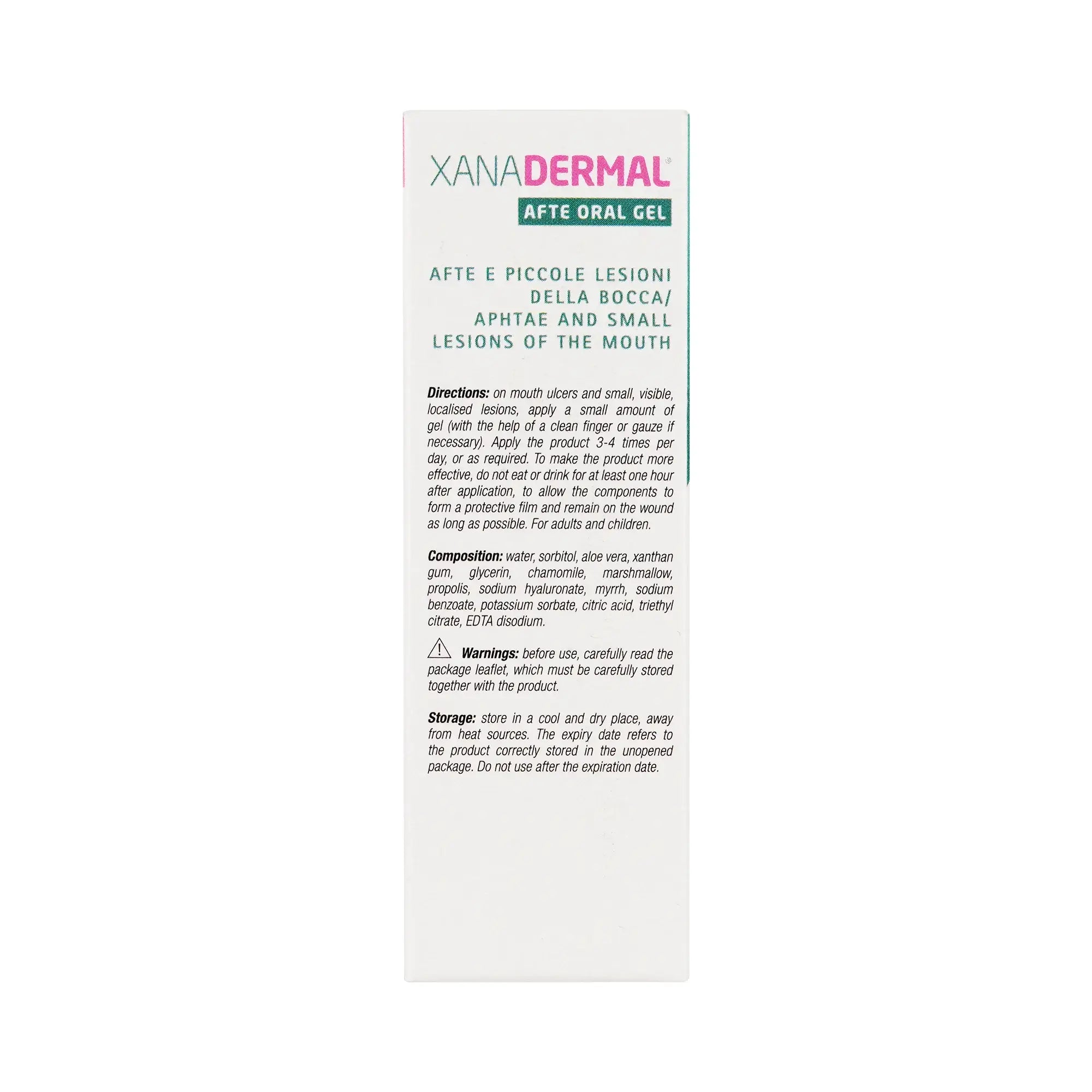 Xanadermal Afte Oral Gel 15ml