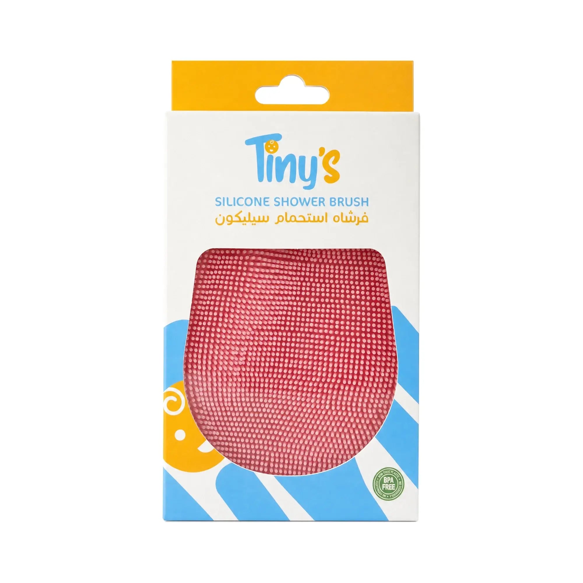 61265-Tiny's Silicone Shower Brush-Red