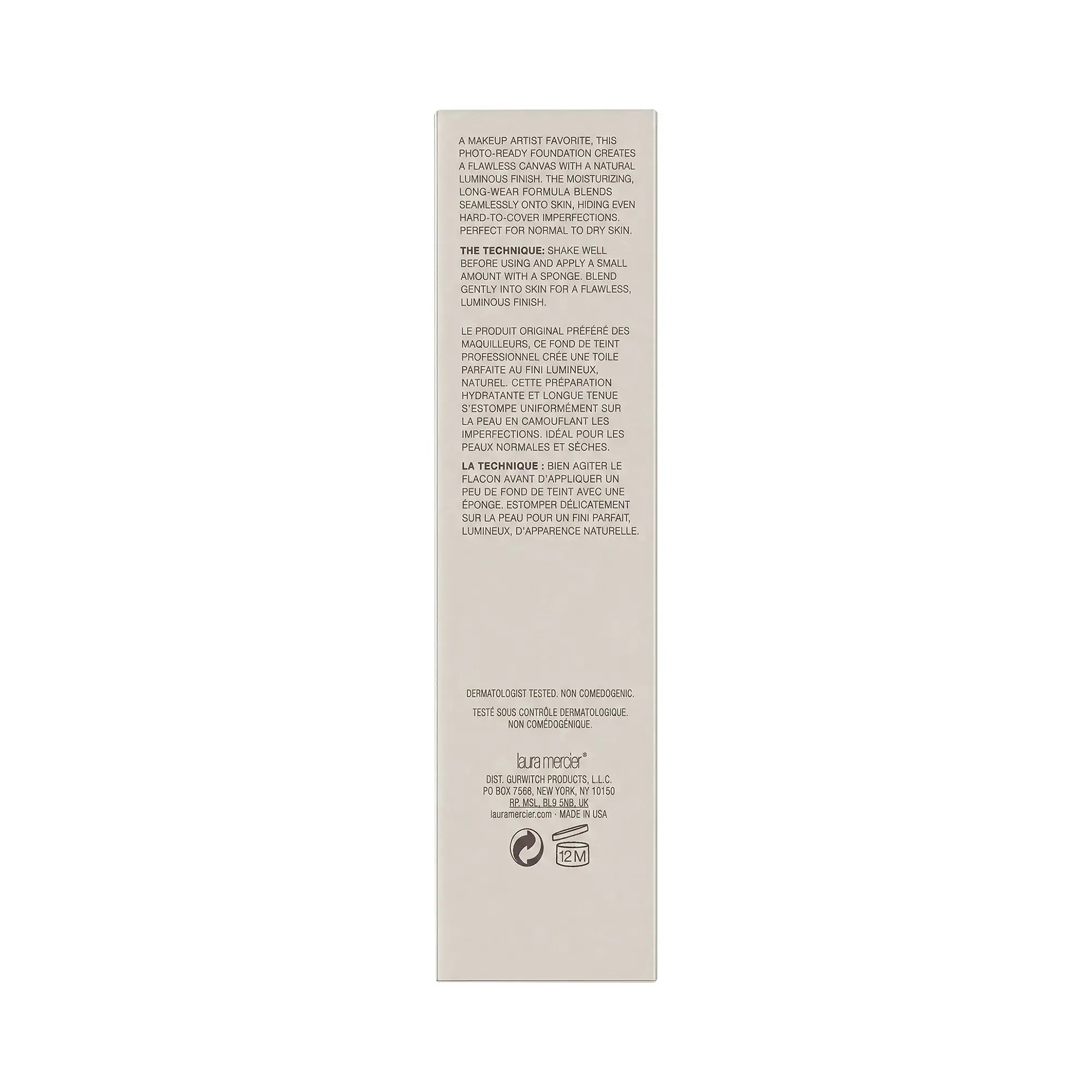 61287-Laura Mercier Silk Creme Moisturizer Foundation 30ml-Ecru +5