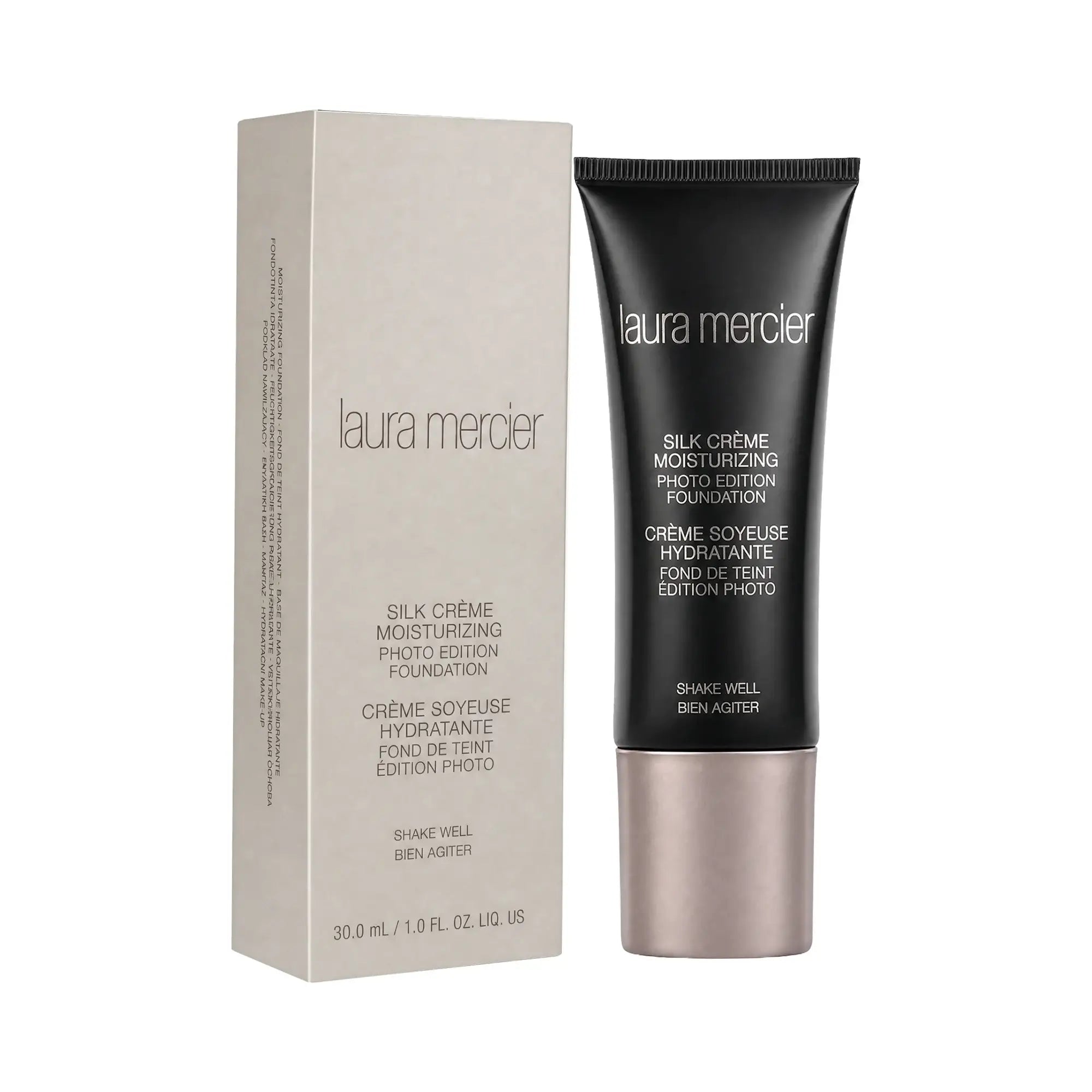 61287-Laura Mercier Silk Creme Moisturizer Foundation 30ml-Ecru +3
