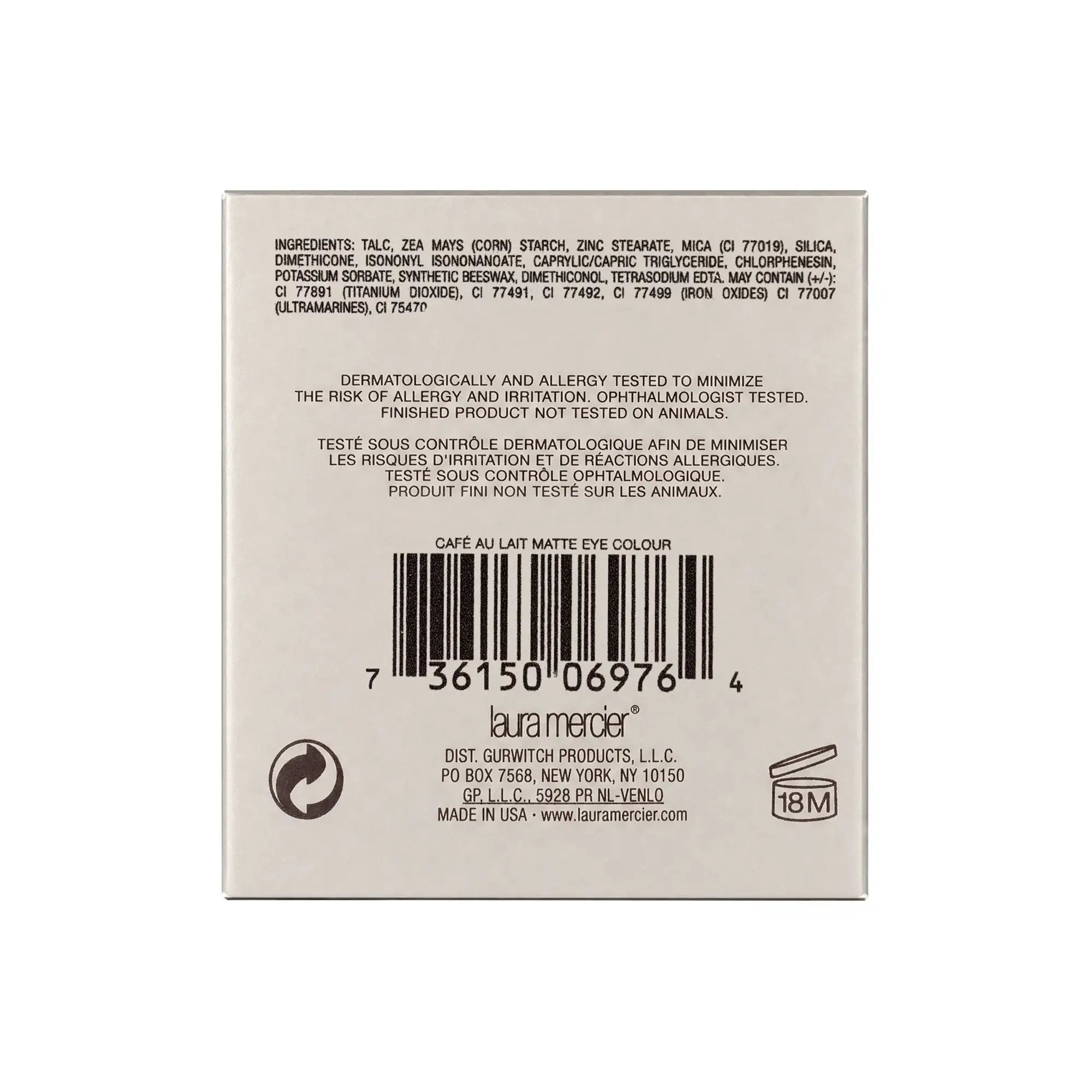 61300-Laura Mercier Matte Eye Colour-Cafe Au Lait +3
