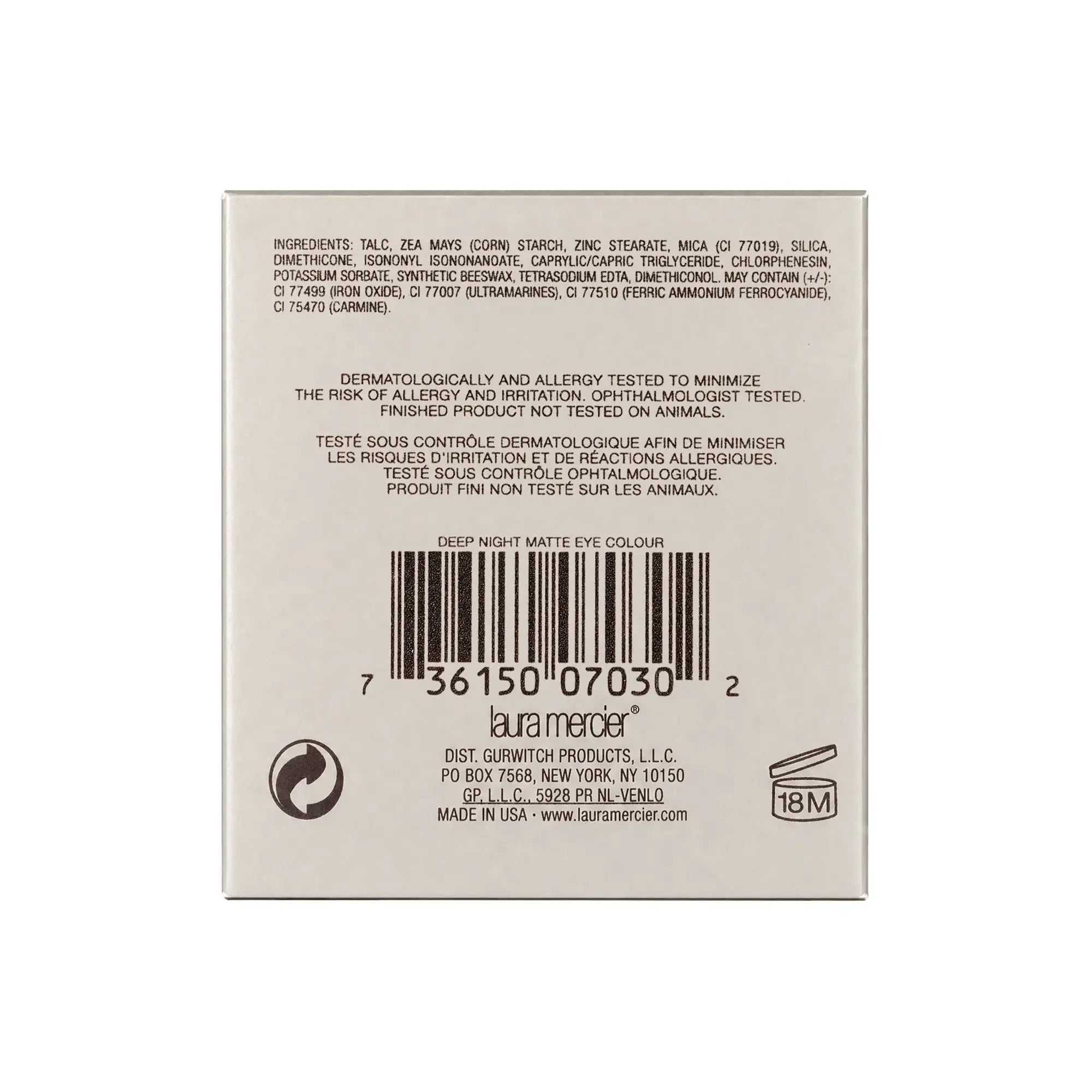 61301-Laura Mercier Matte Eye Colour-Deep Night +3