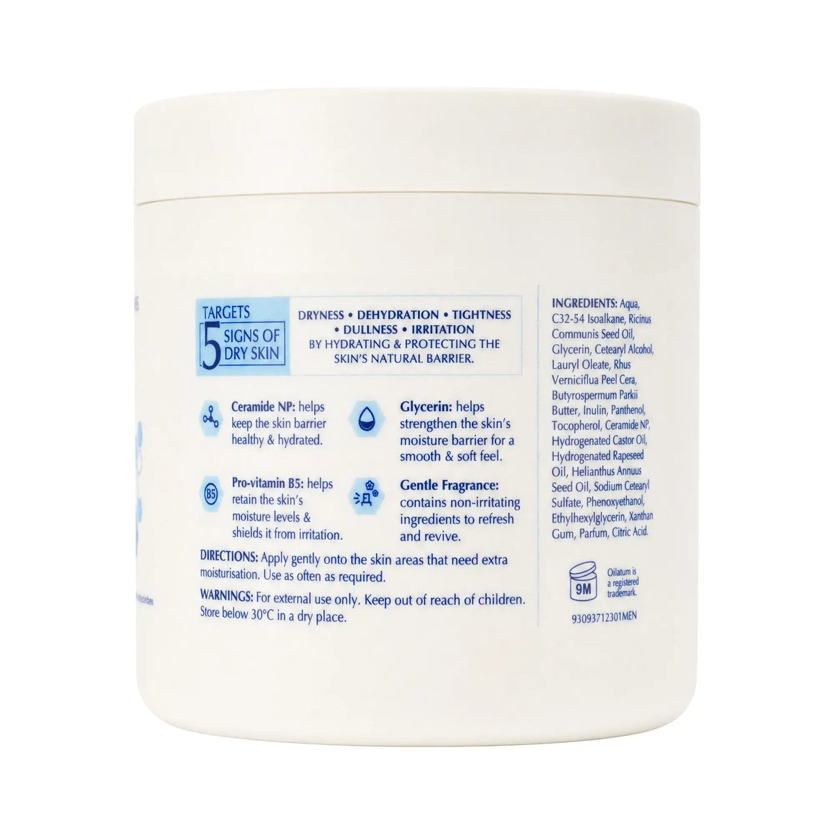 61376-Oilatum Rich Moisturising Cream 450ml +1