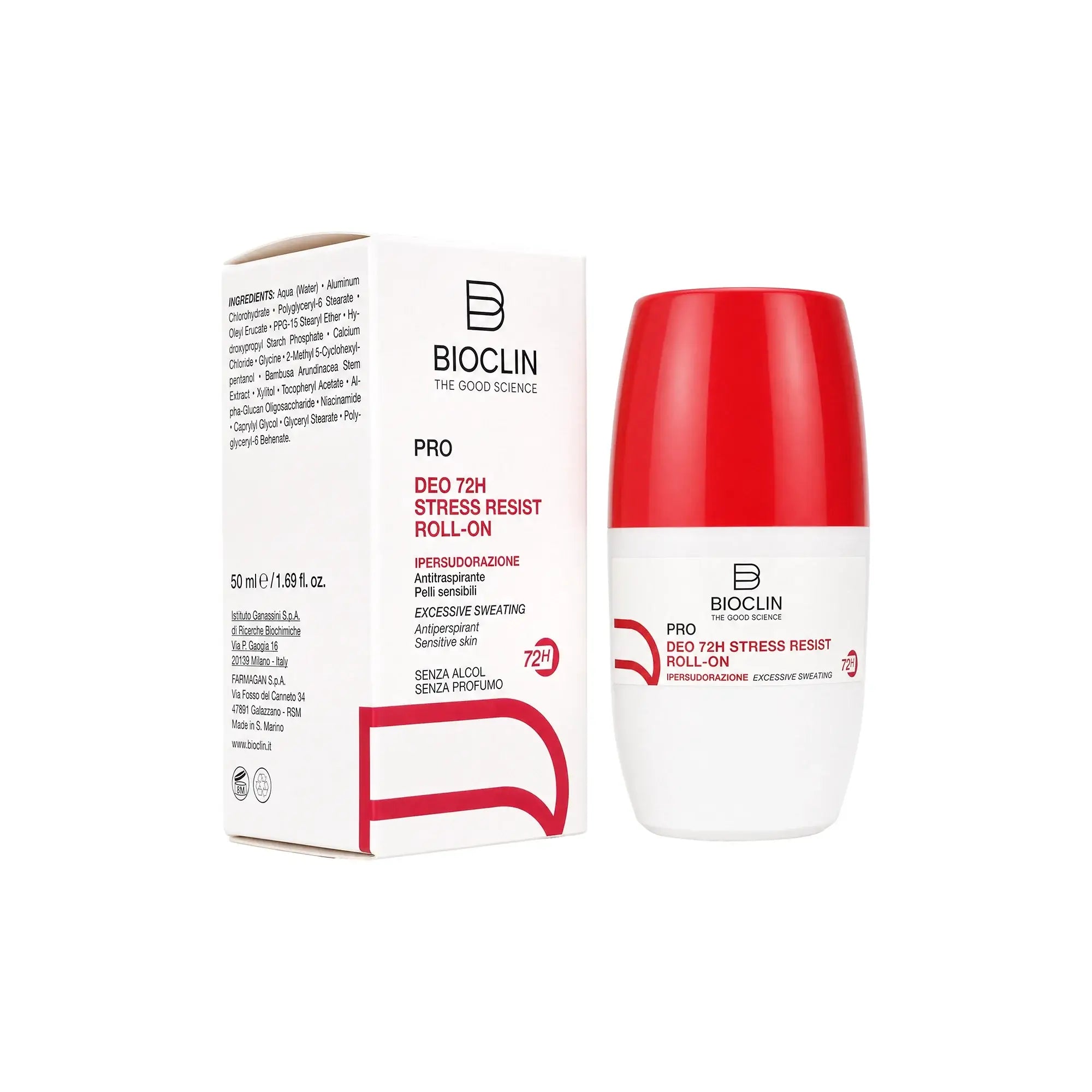 Bioclin Deo 72H Stress Resist Roll On 50ml