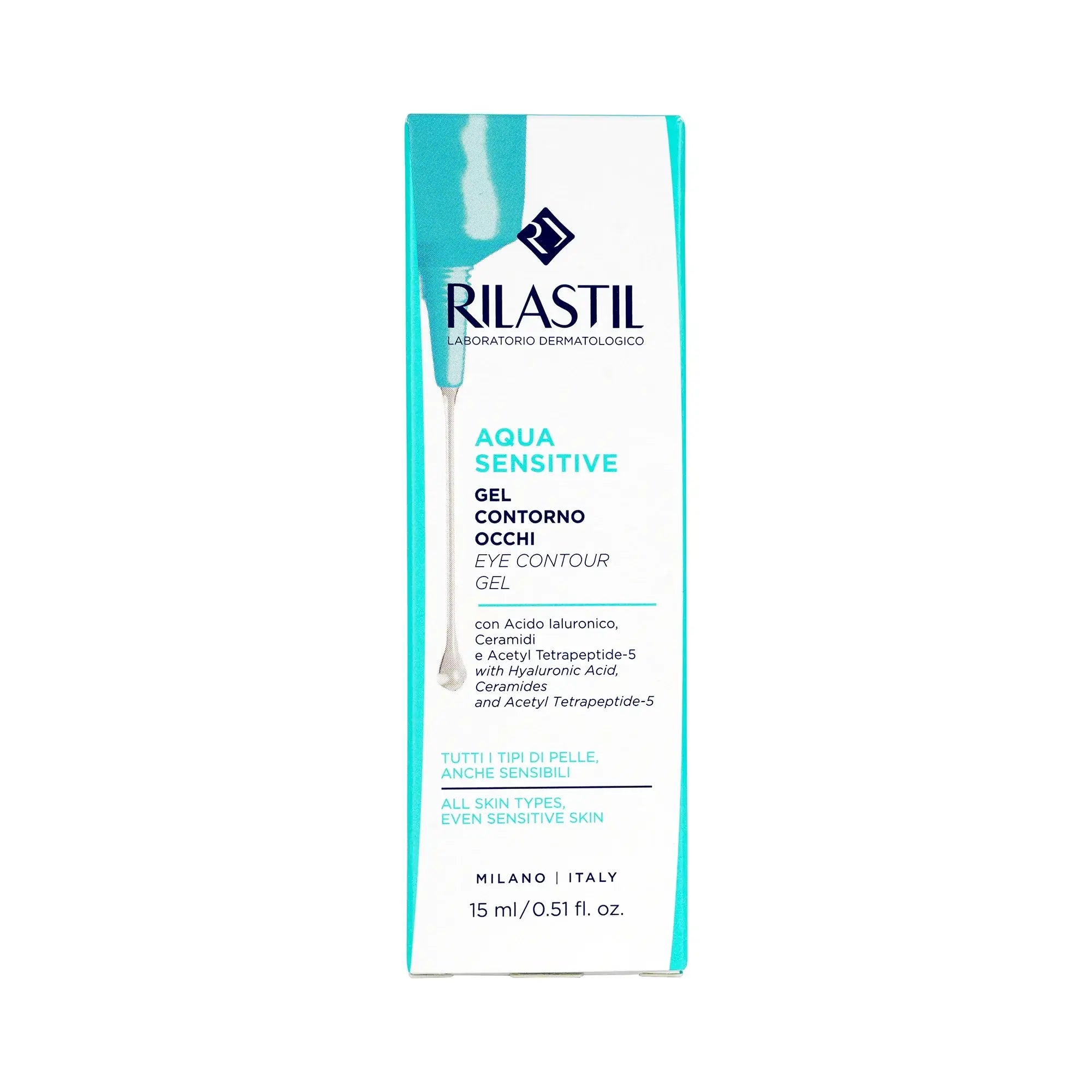 Rilastil Aqua Sensitive Eye Contour Gel 15ml